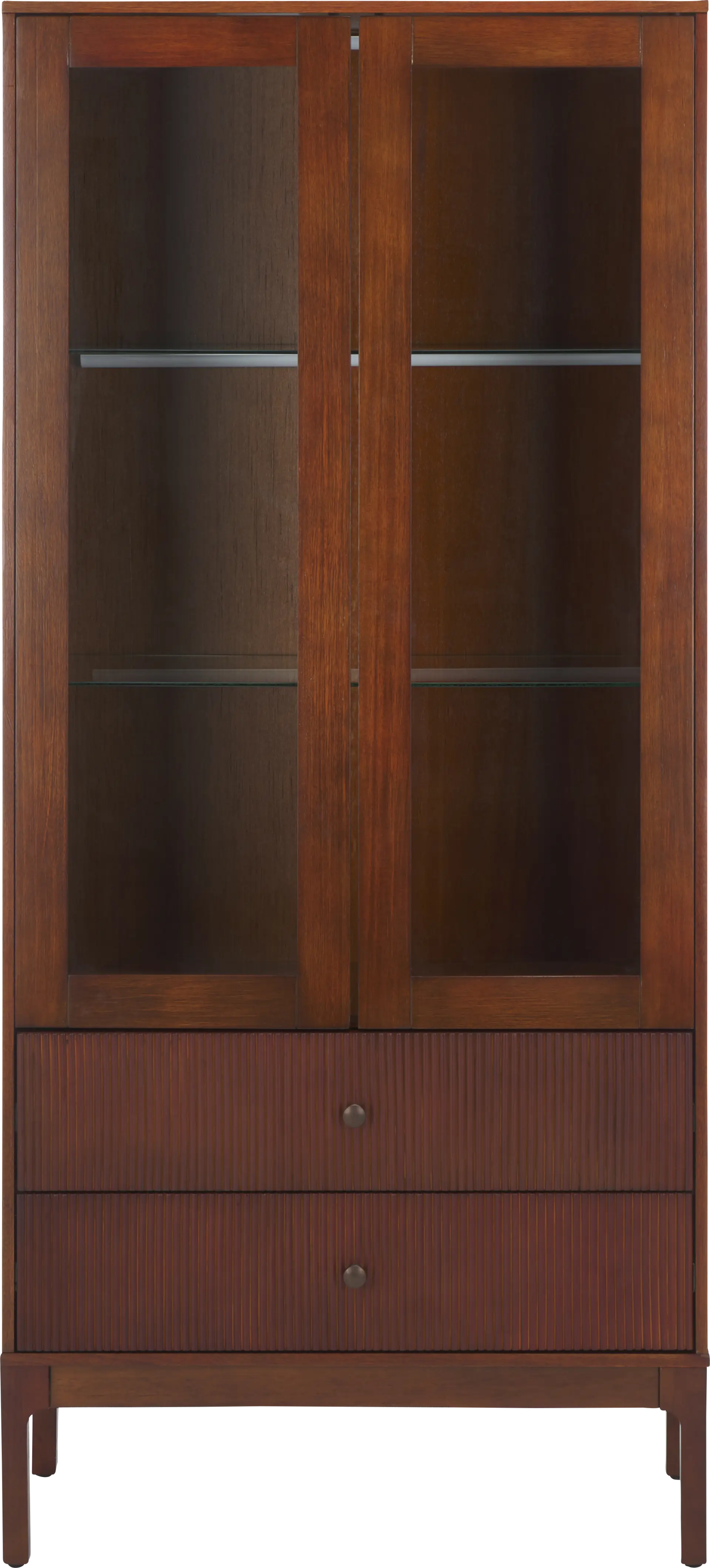 Gravher I Brown Curio Cabinet