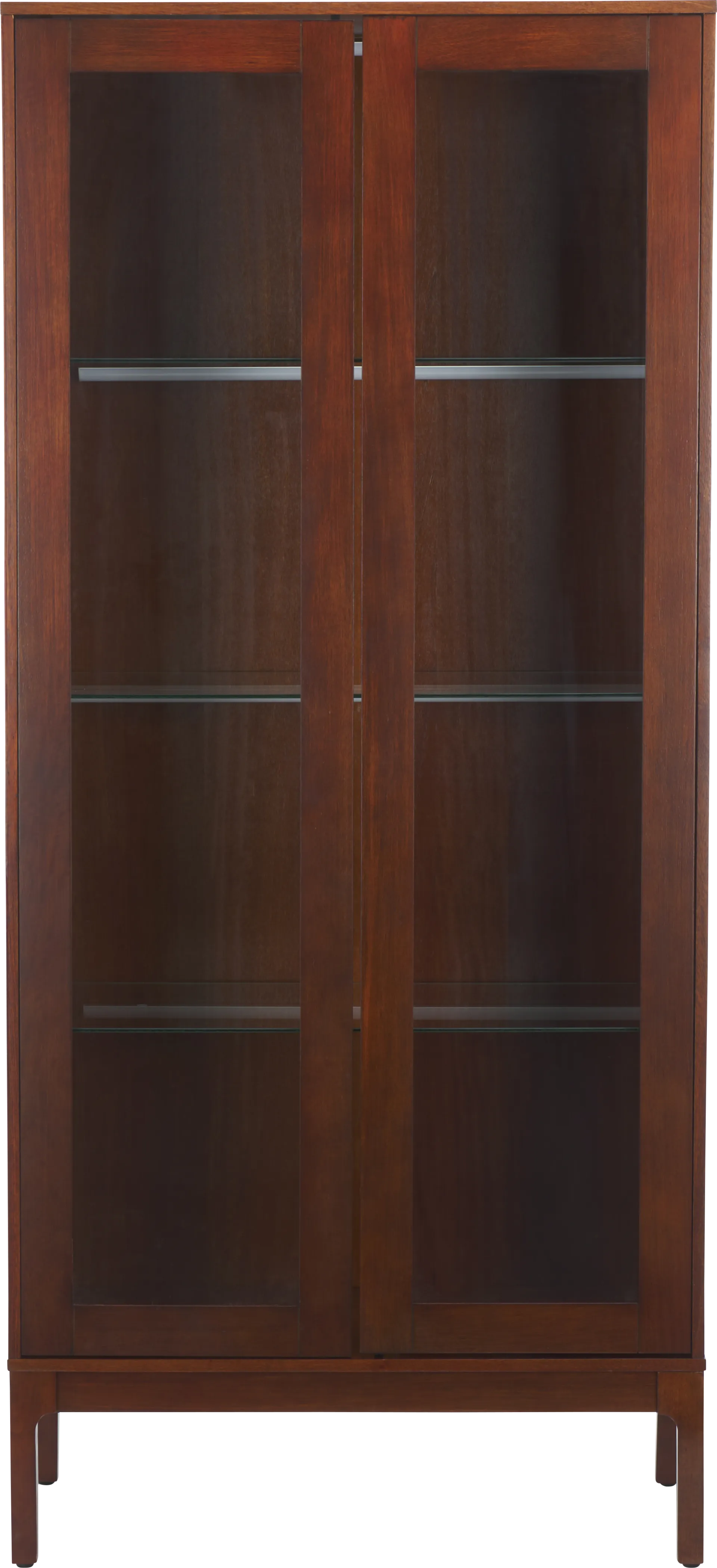Gravher II Brown Curio Cabinet - Image 1