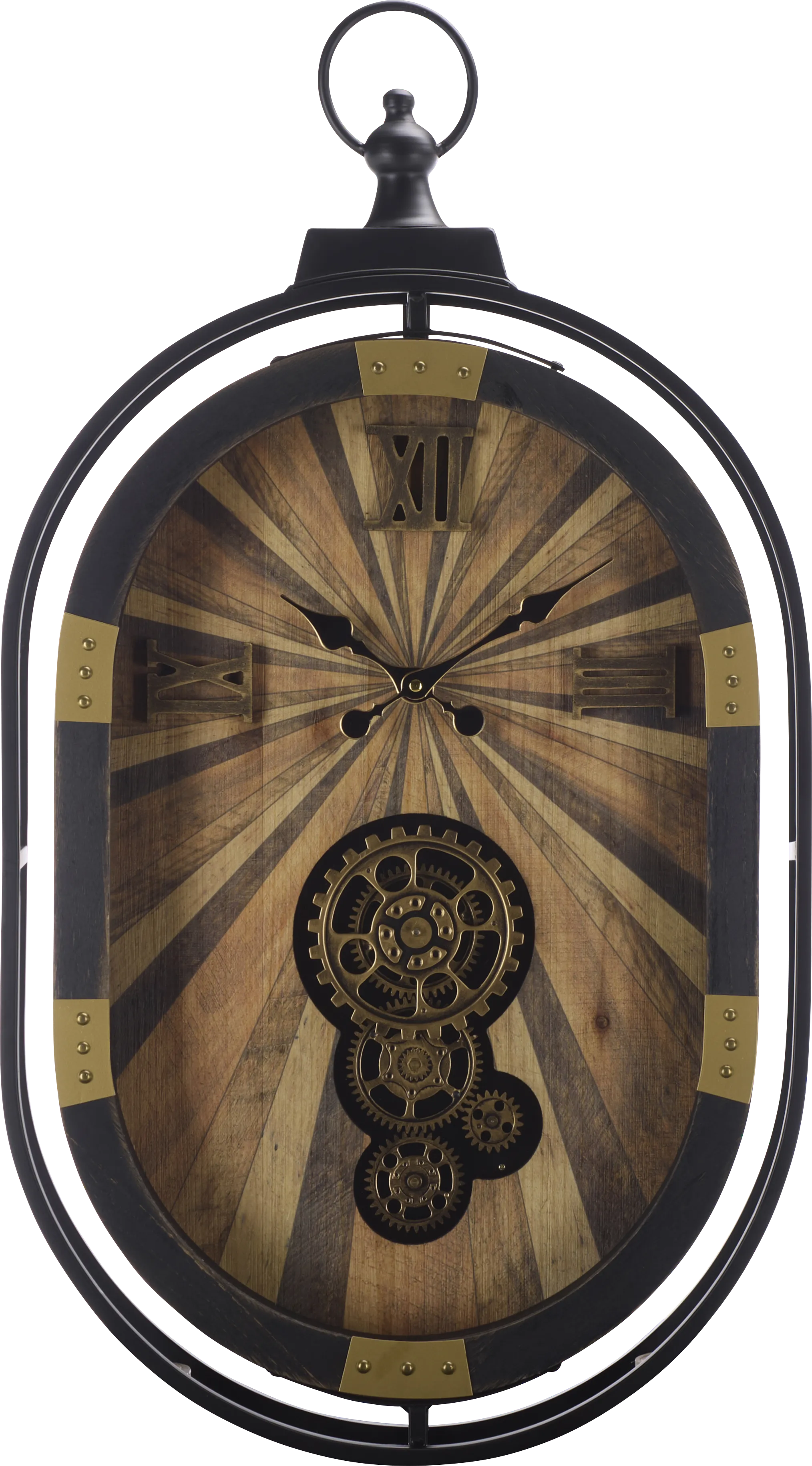 Nebroz Brown Wall Clock - Thumbnail - Image 1