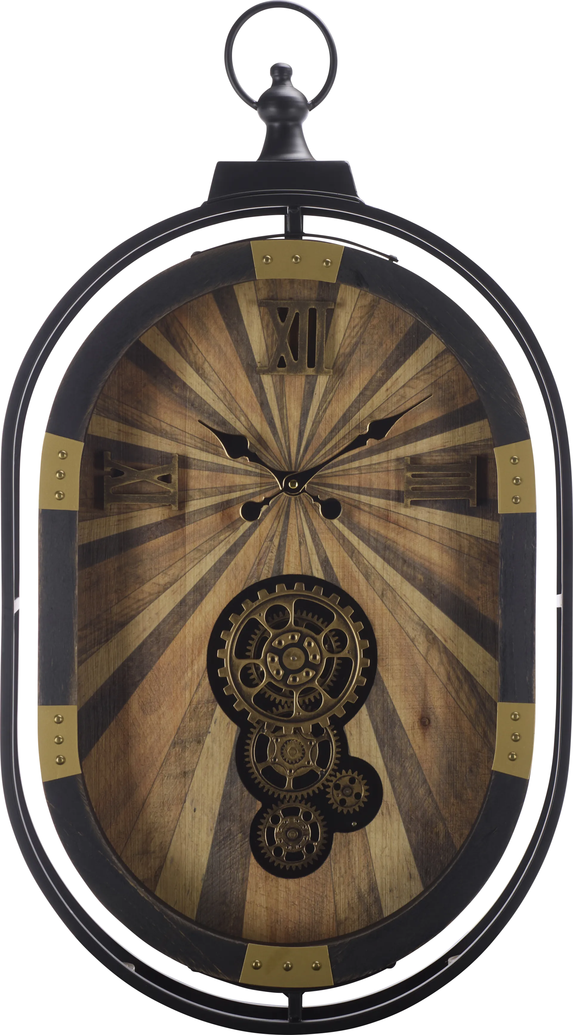 Nebroz Brown Wall Clock - Image 1