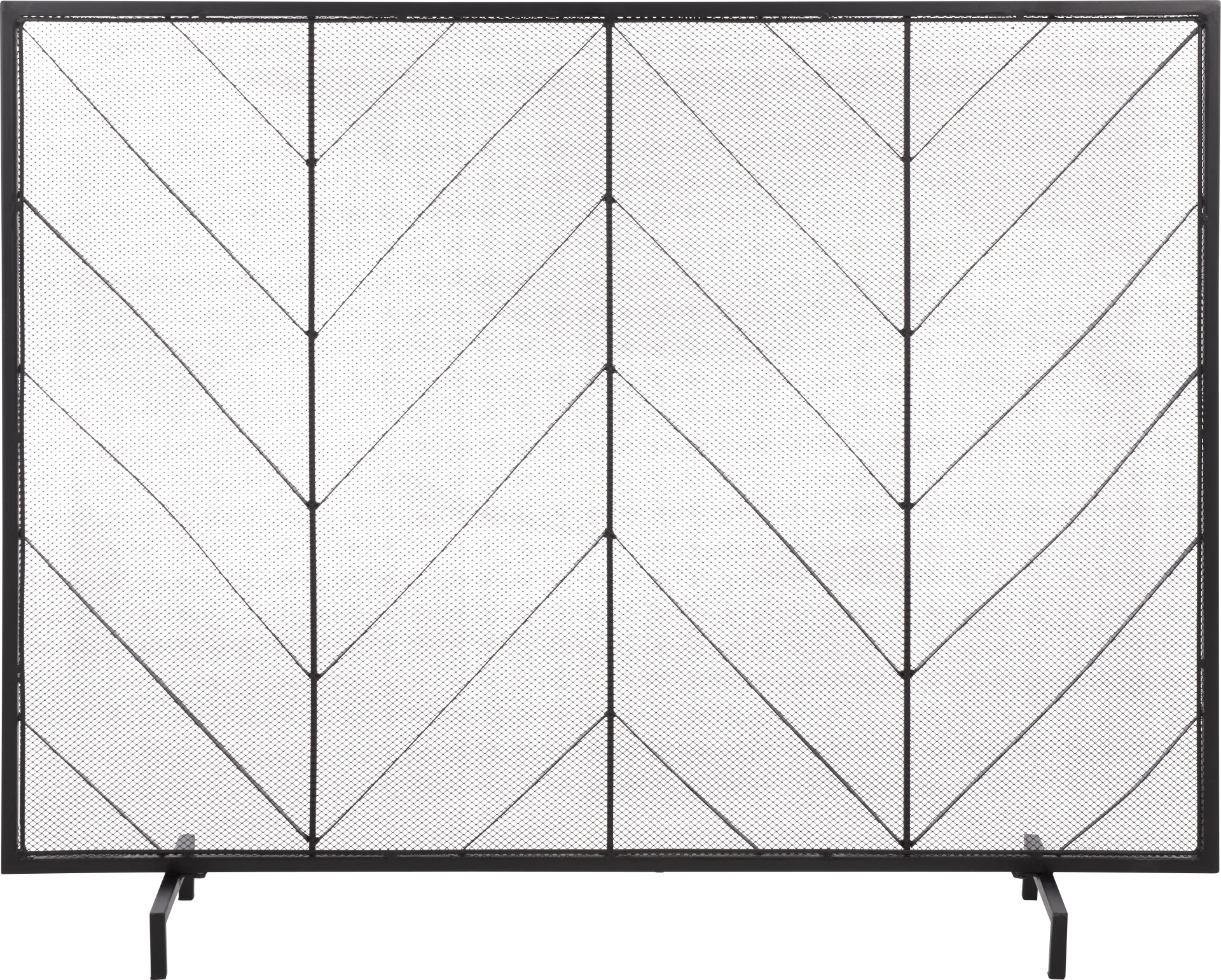 Emboro Black Fireplace Screen - Image 1