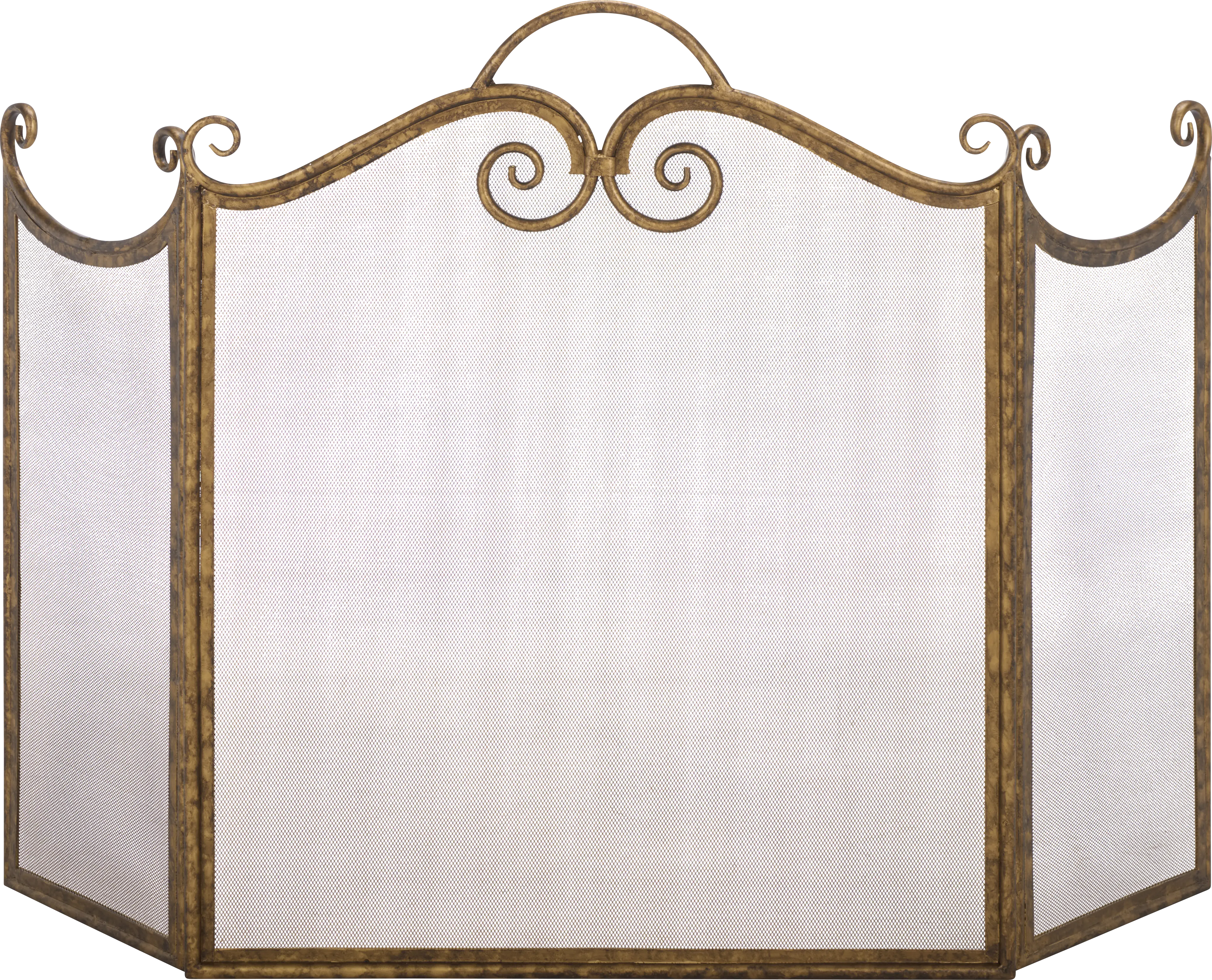 Jolmuse Brass Fireplace Screen - Thumbnail - Image 1
