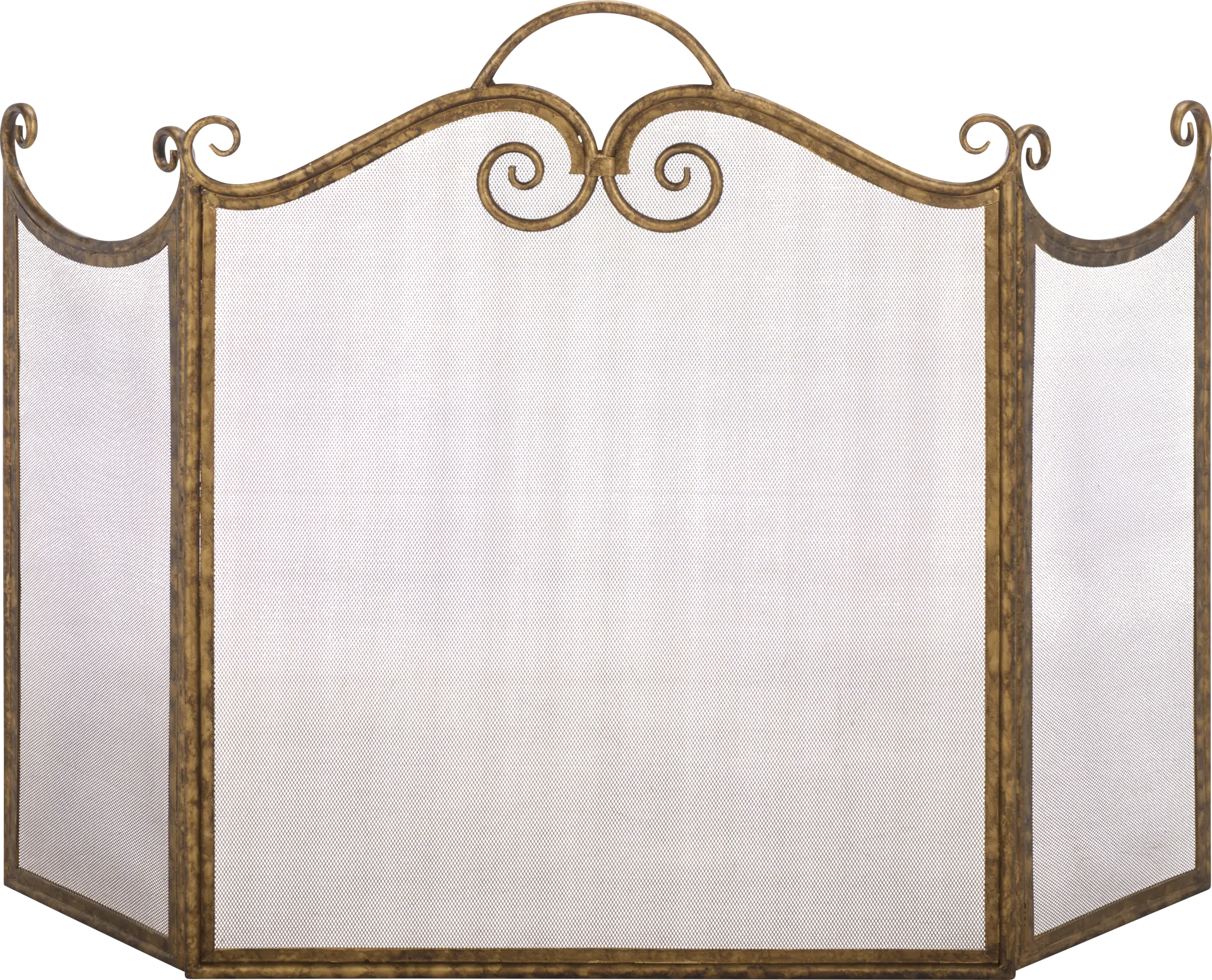 Jolmuse Brass Fireplace Screen