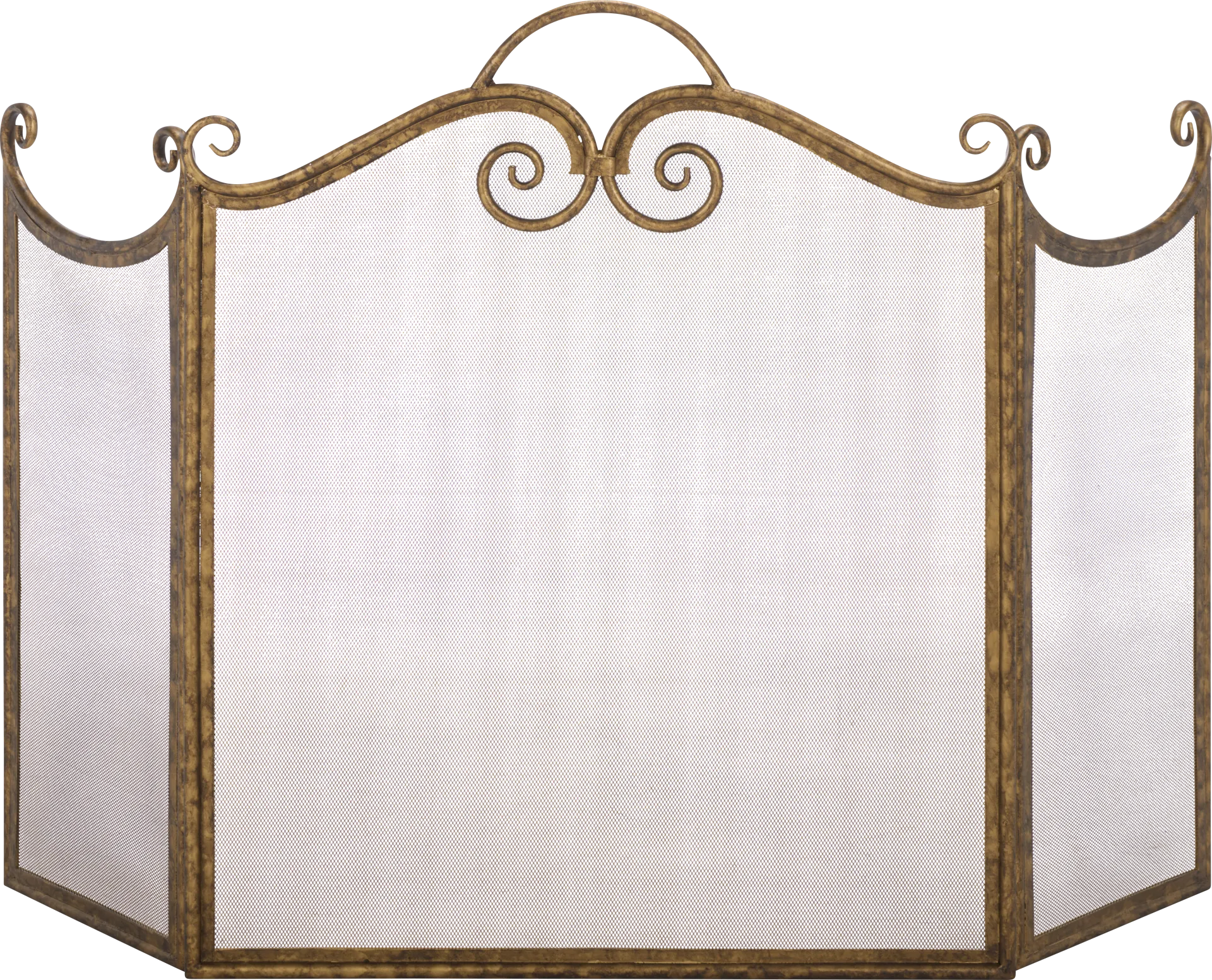 Jolmuse Brass Fireplace Screen - Image 1