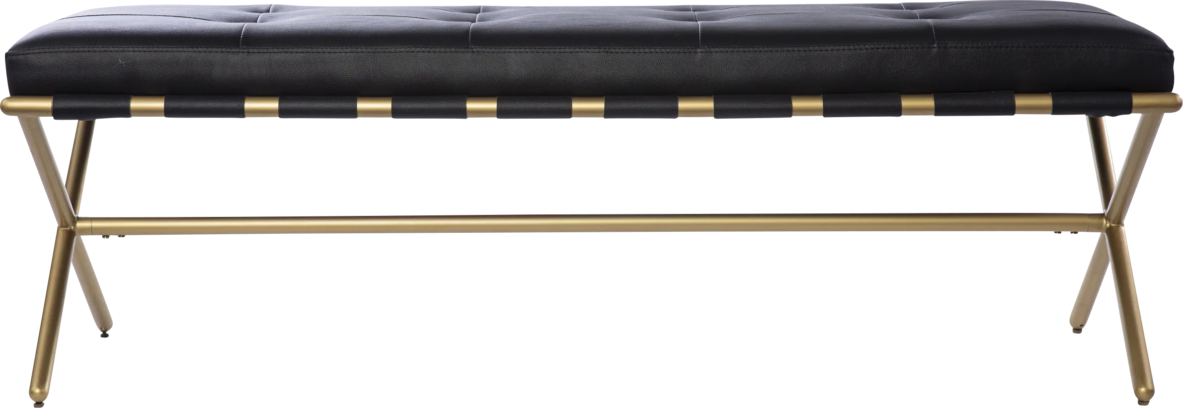 Richling Black Accent Bench - Thumbnail - Image 1