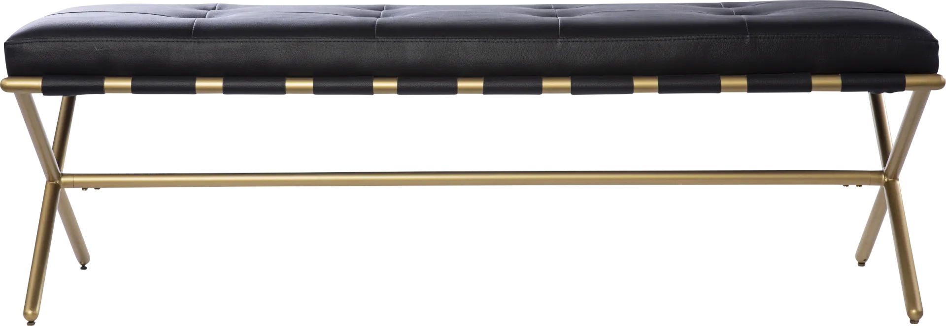 Richling Black Accent Bench - Image 1