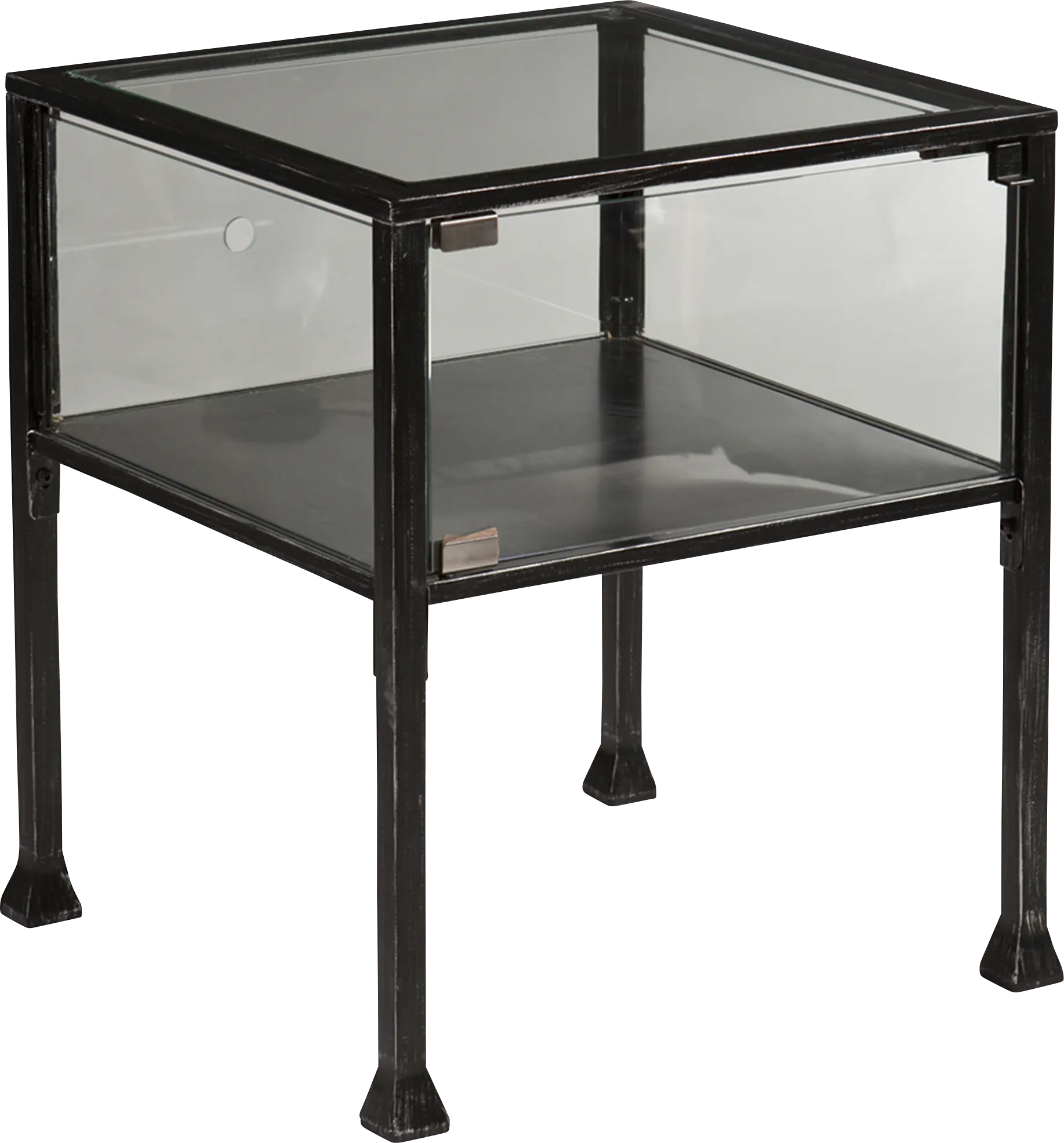 Worston Black End Table