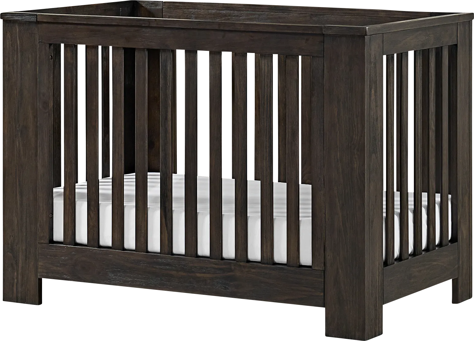Kids Civos Dark Brown Convertible Crib - Image 1