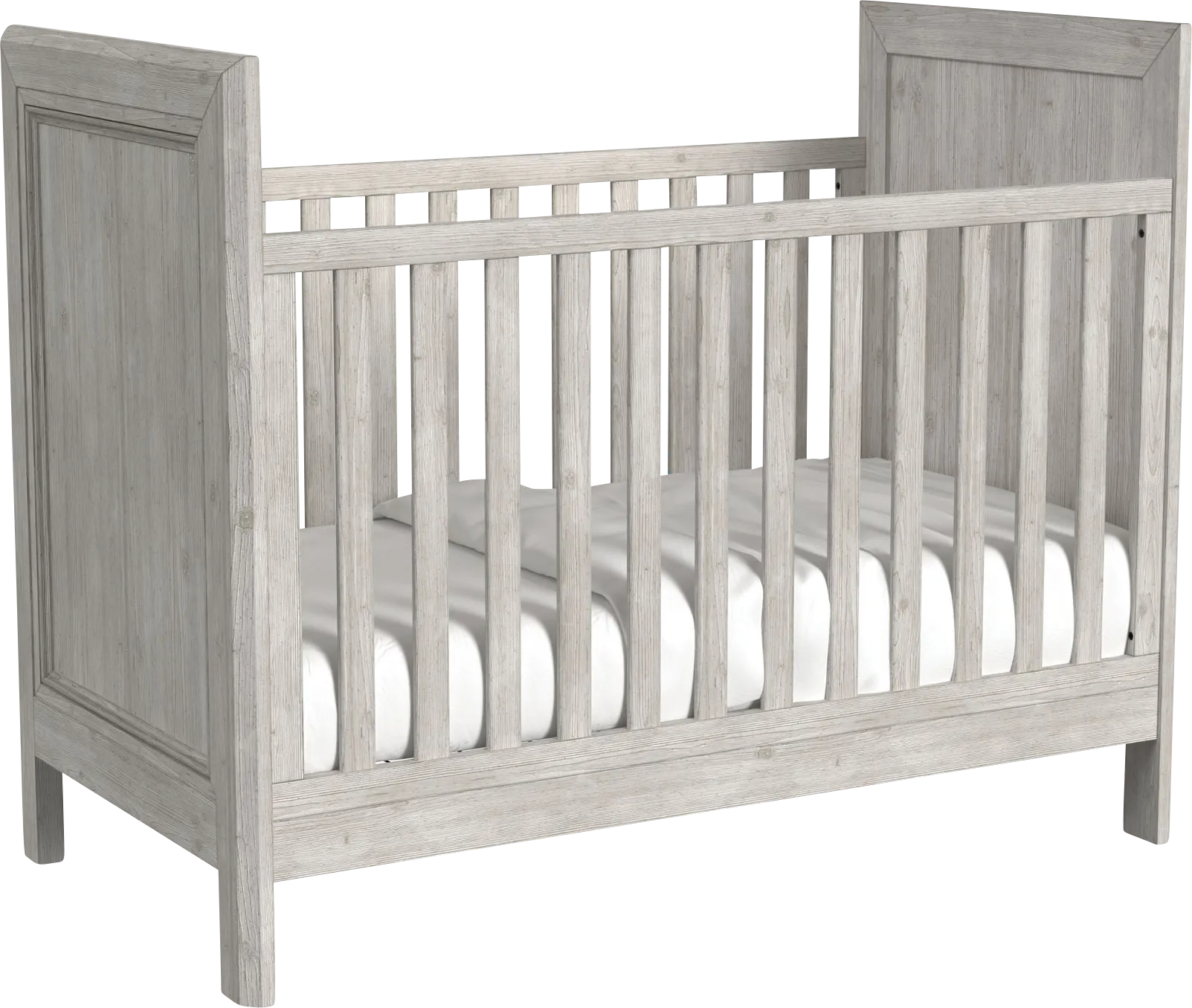 Kids Hahese Linen Convertible Crib - Thumbnail - Image 1