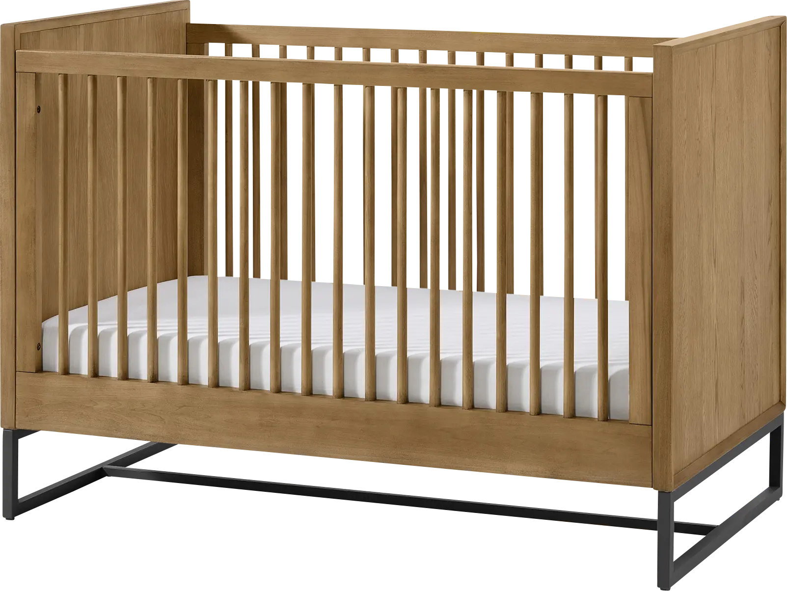 Kids Sauge Brown Convertible Crib