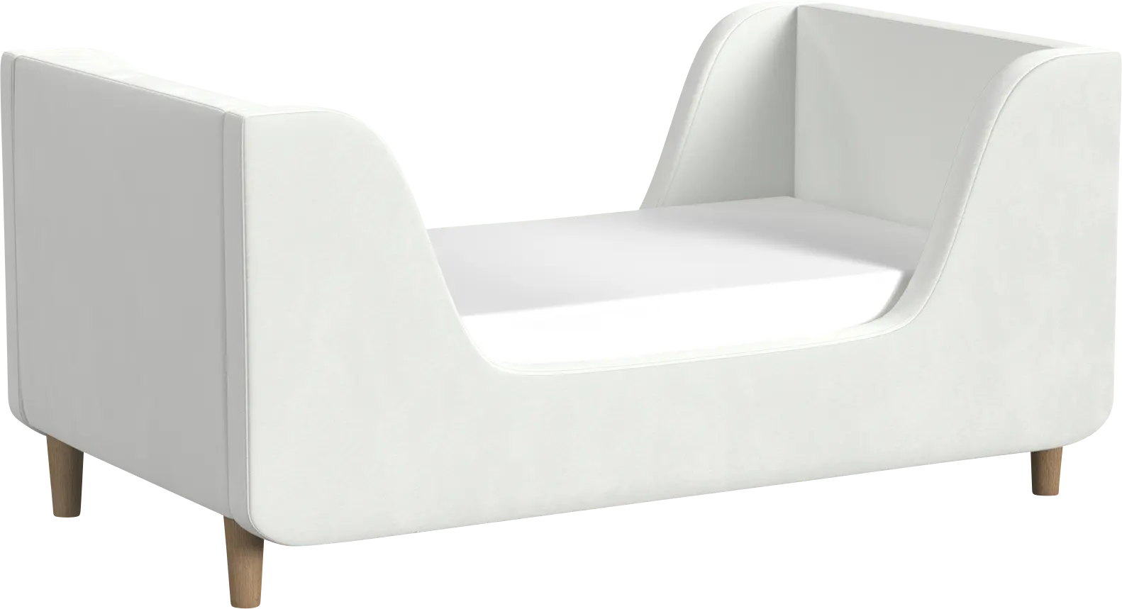 Kids Lirik White Toddler Bed