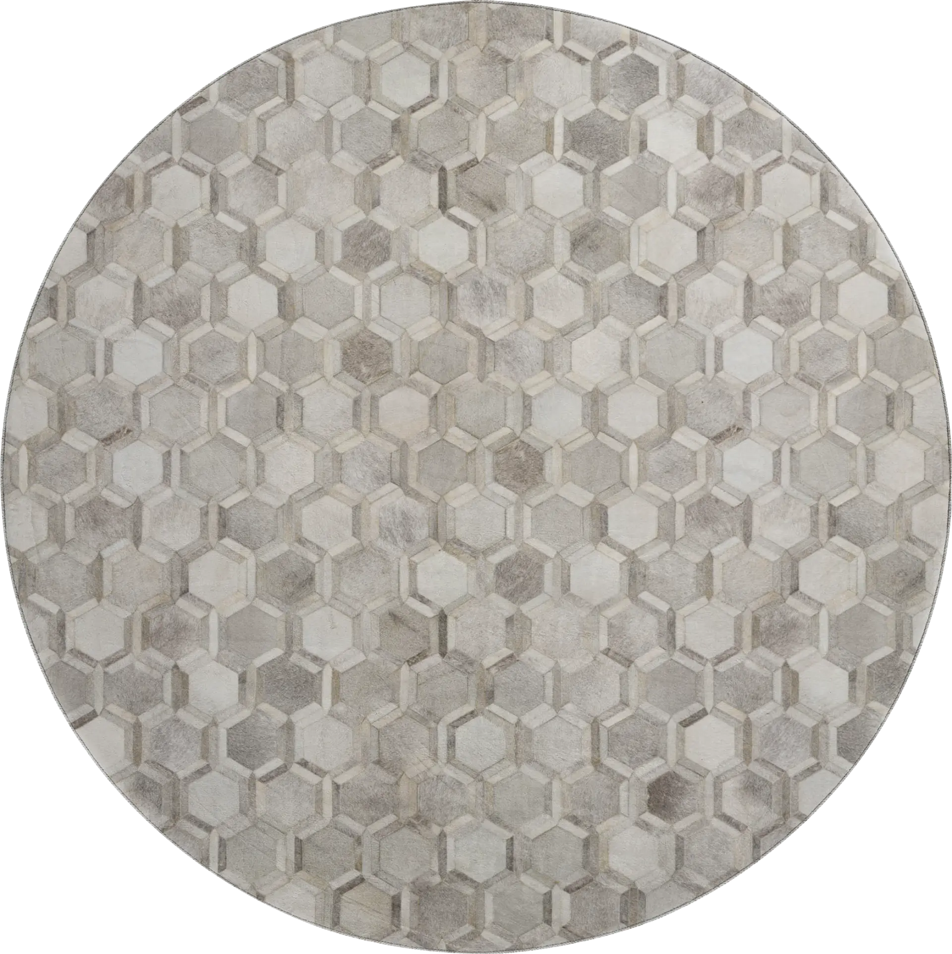 Steadman Gray 8' Round Rug