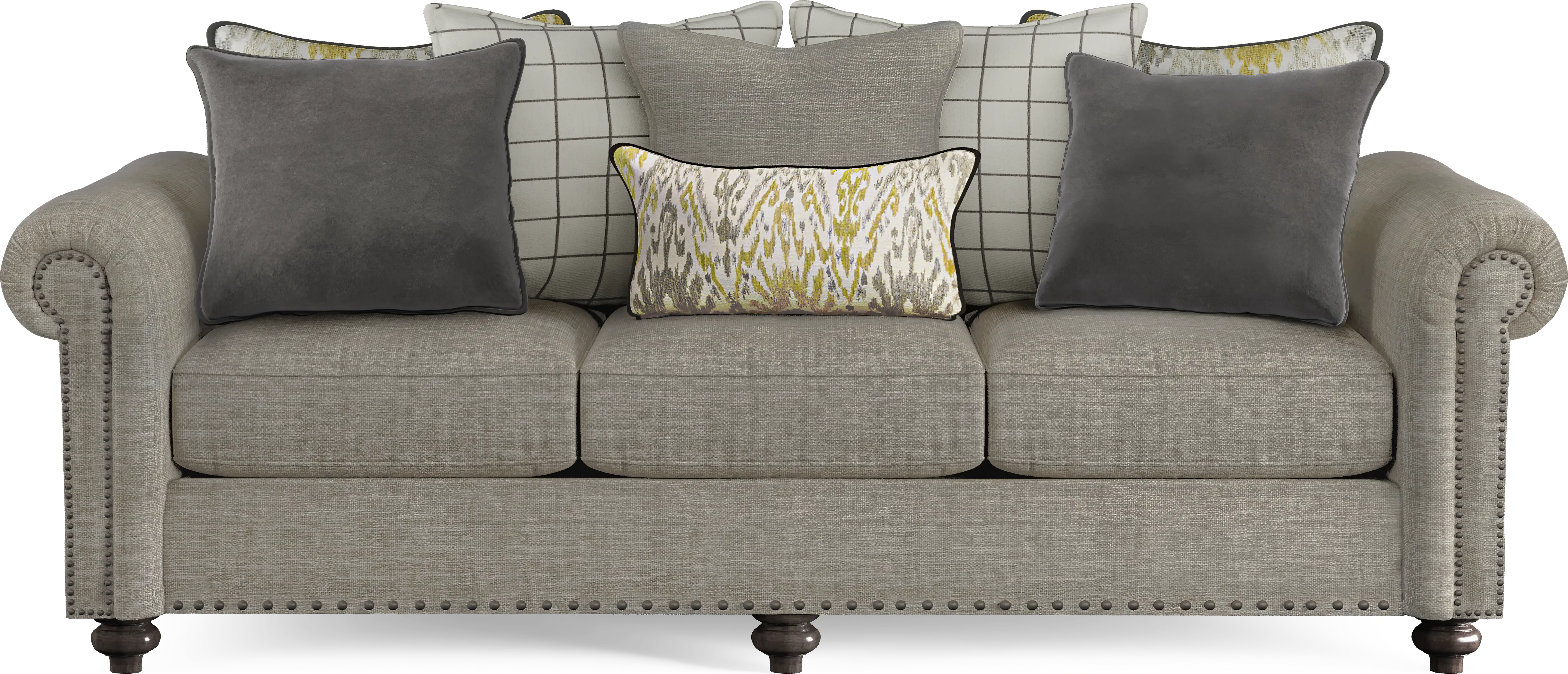 Cindy Crawford Home Greenwich Pointe Gray 8 Pc Living Room - Thumbnail - Image 2
