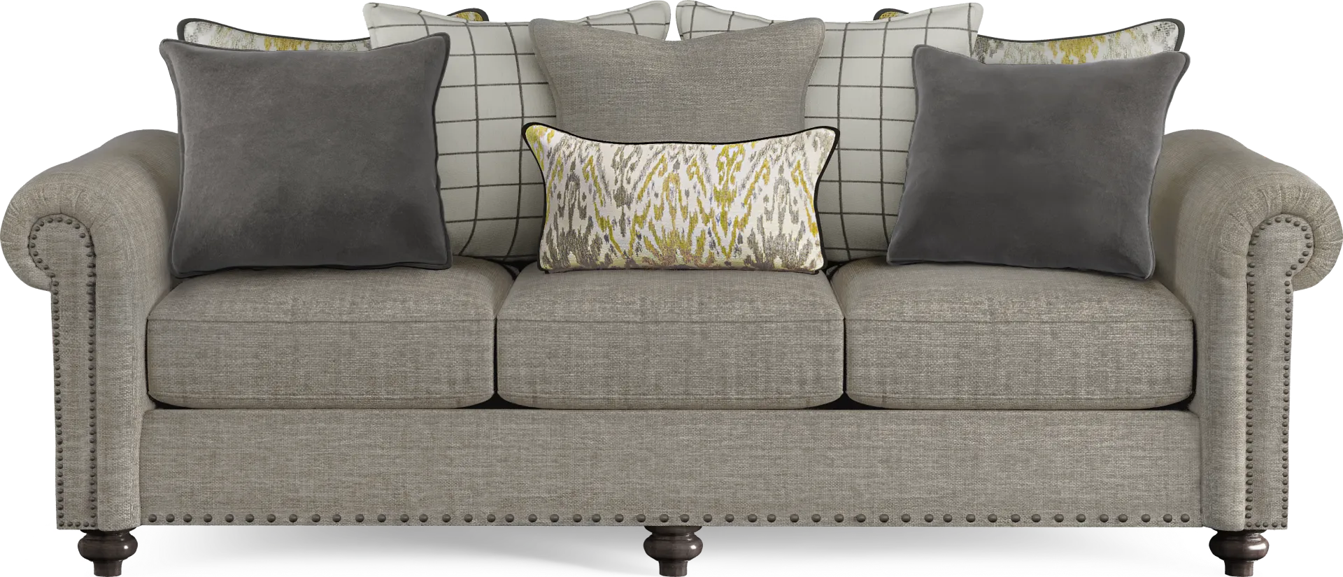 Cindy Crawford Home Greenwich Pointe Gray 8 Pc Living Room - Image 2