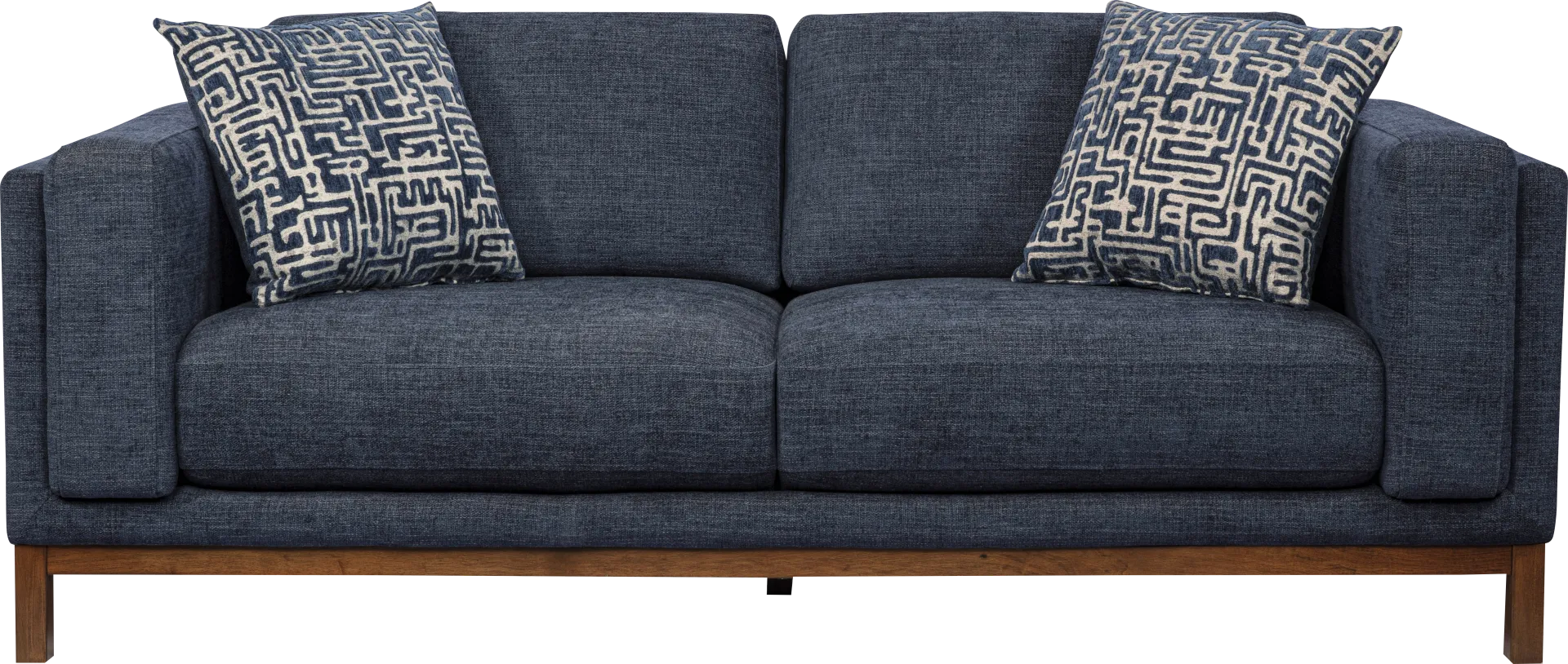 Elena Court Blue 2 Pc Living Room - Image 2