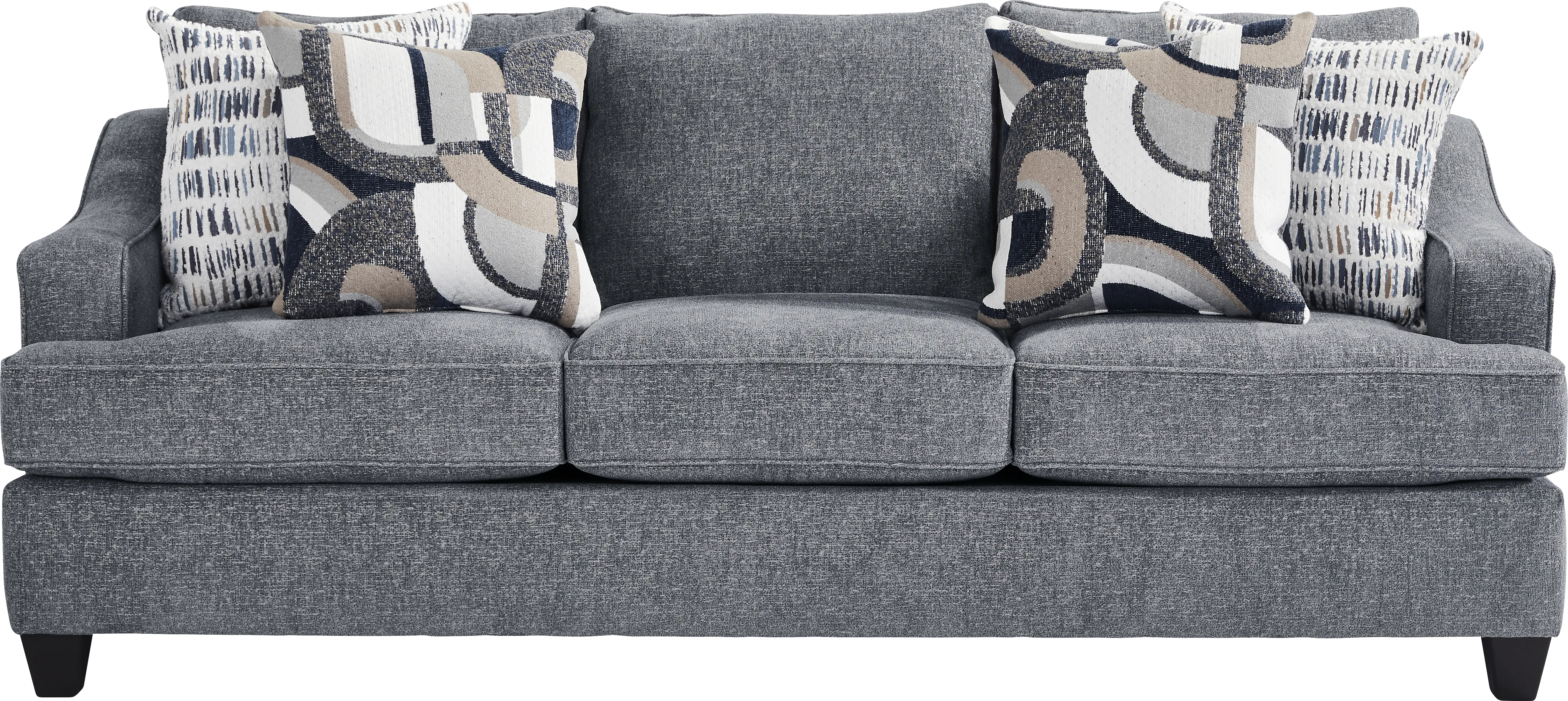 Riley Blue Sleeper Sofa - Thumbnail - Image 1