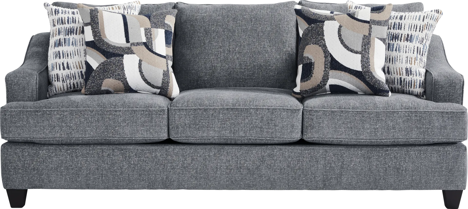 Riley Blue Sofa - Image 2