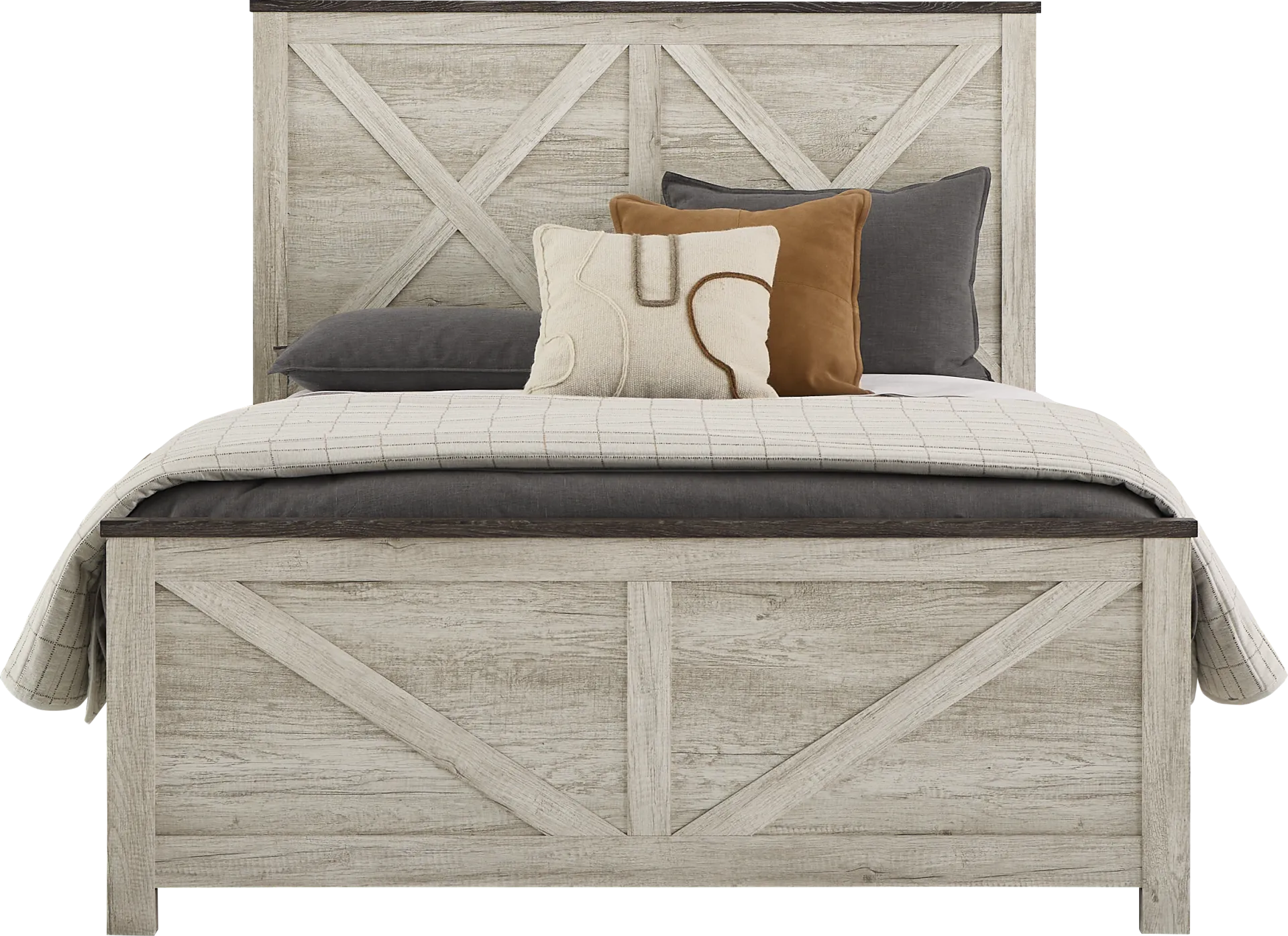 Glen Oaks White 5 Pc Queen Panel Bedroom - Image 2
