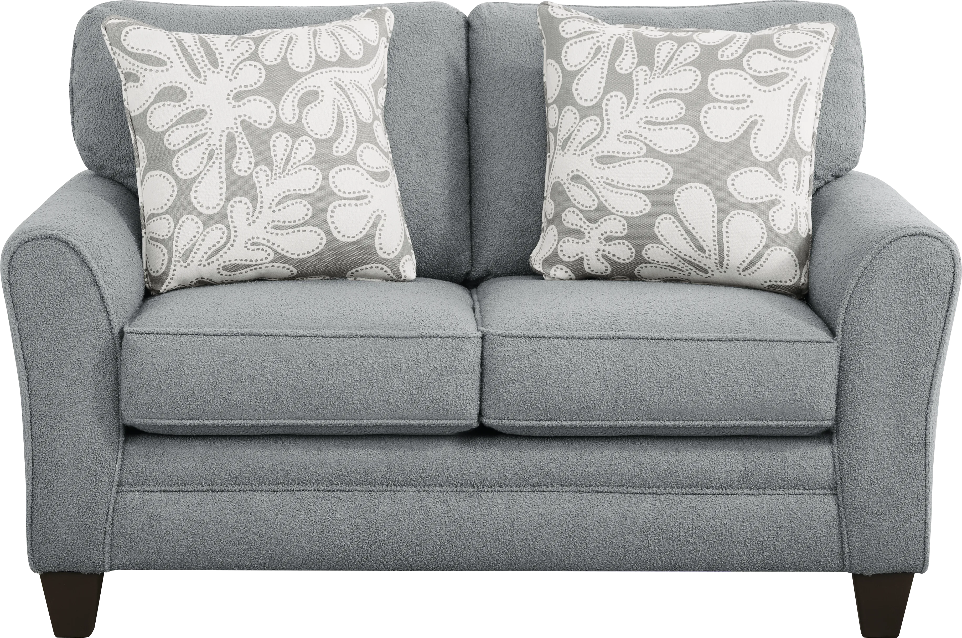 Naiomi Blue Loveseat - Thumbnail - Image 1