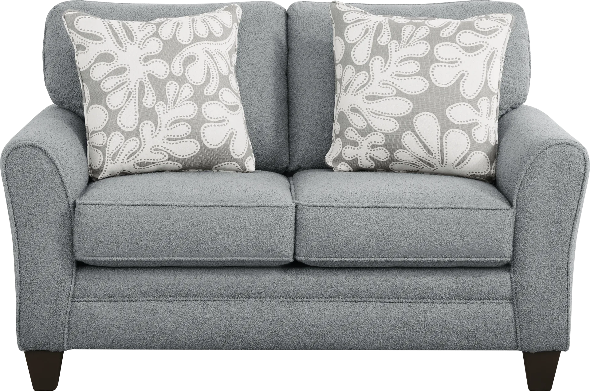 Naiomi Blue Loveseat - Image 1