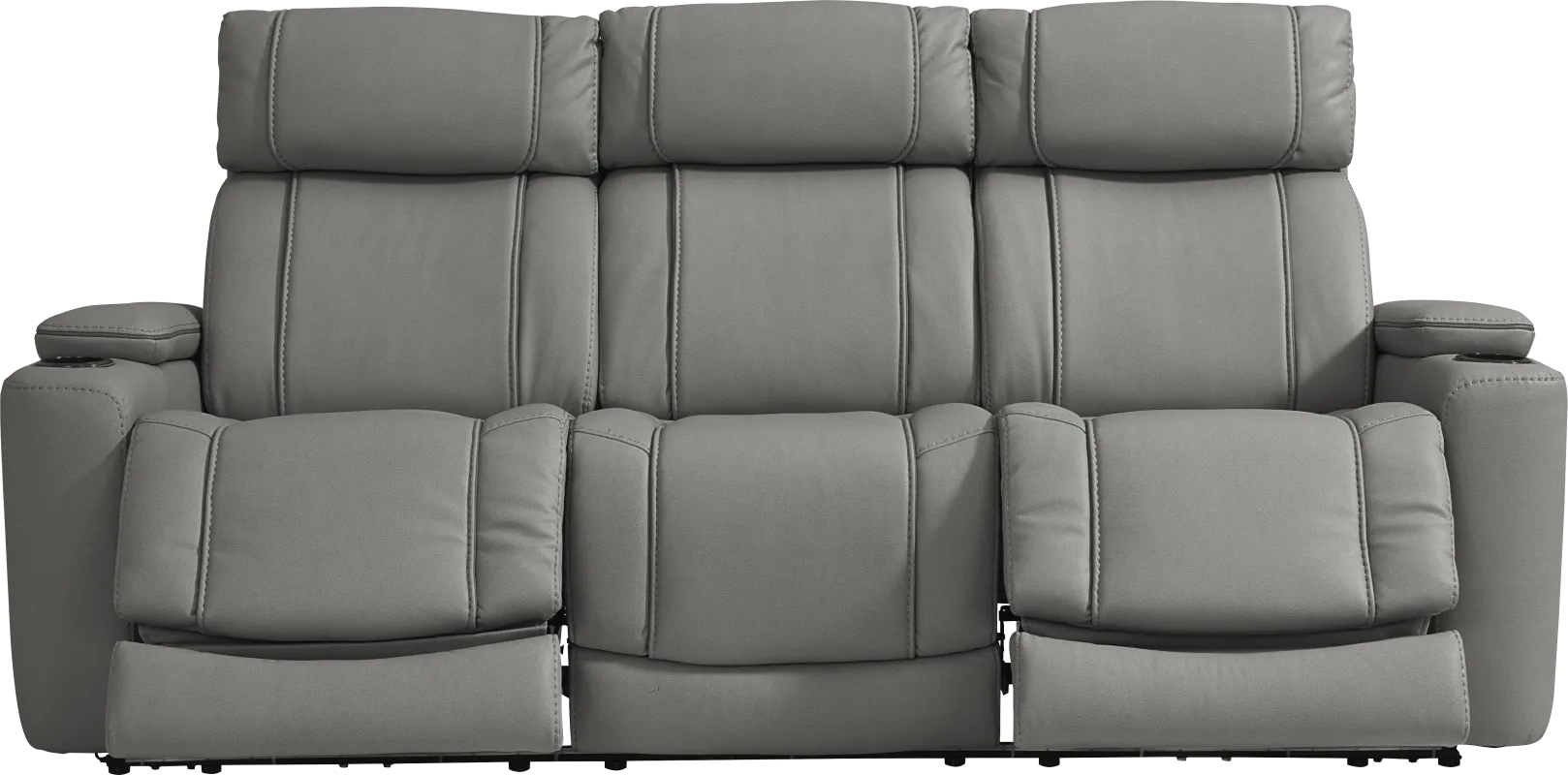 Haven Point Charcoal Dual Power Reclining Sofa