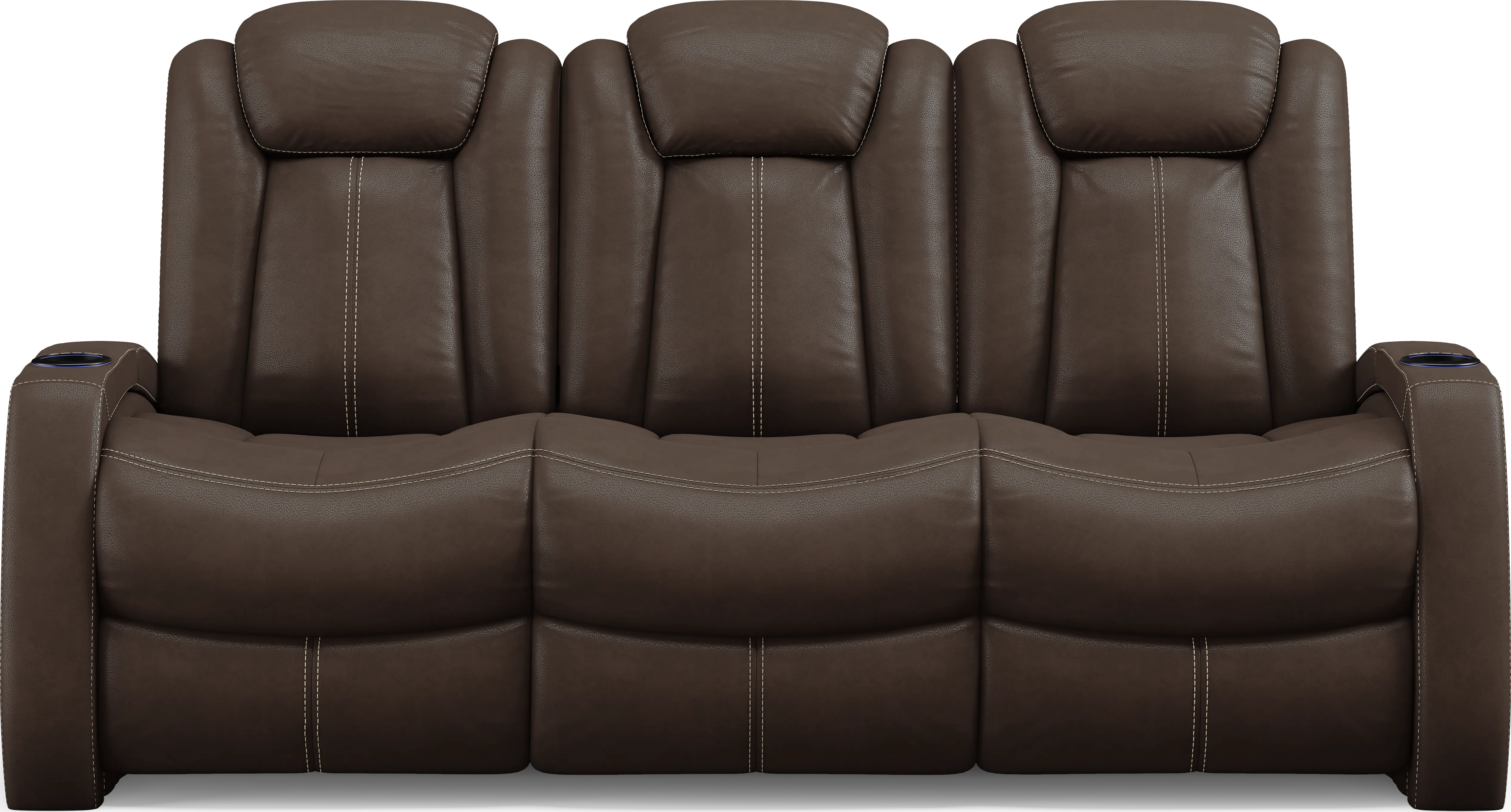 Crestline Brown 8 Pc Dual Power Reclining Living Room - Thumbnail - Image 2