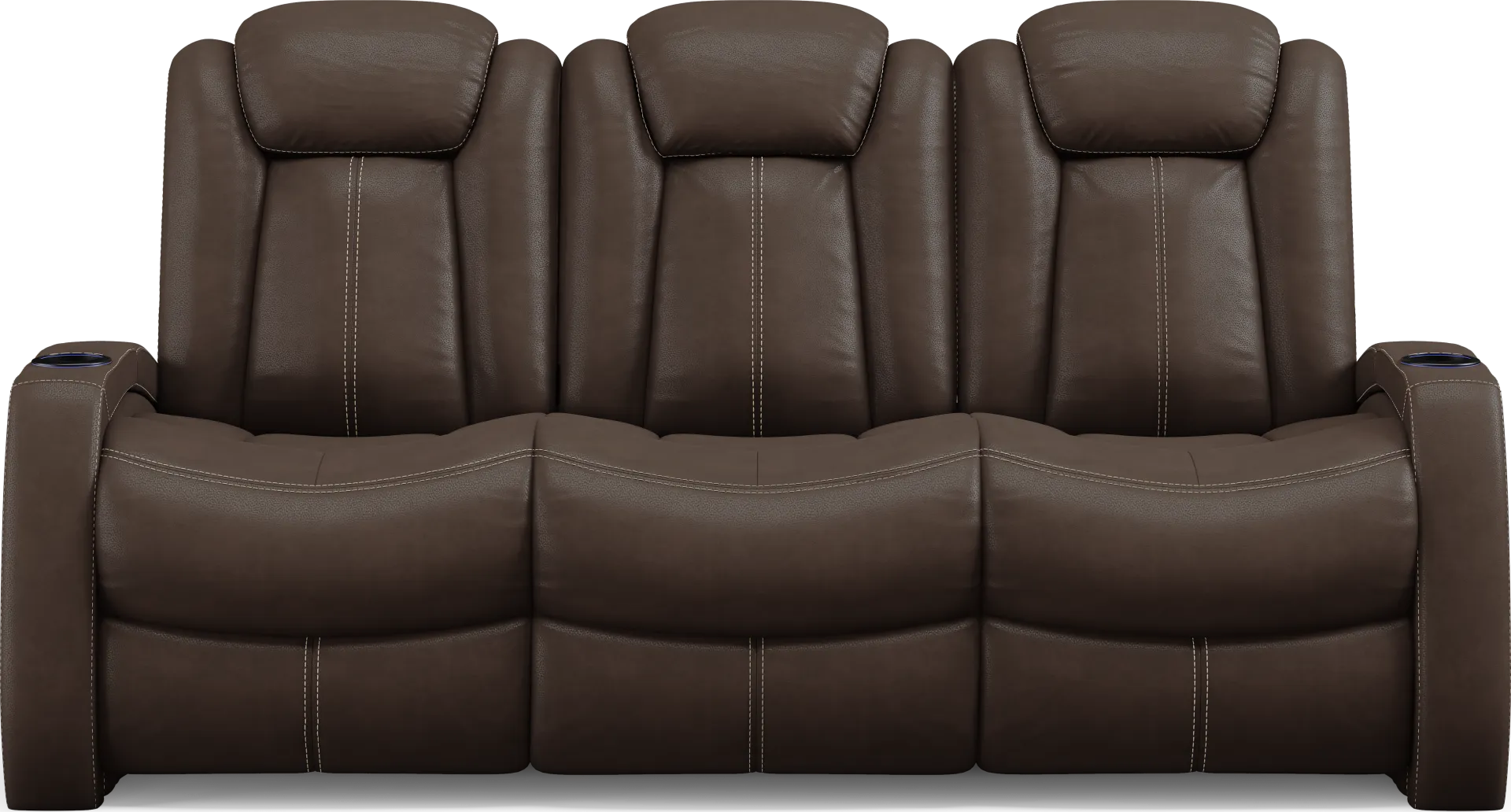 Crestline Brown 8 Pc Dual Power Reclining Living Room - Image 2