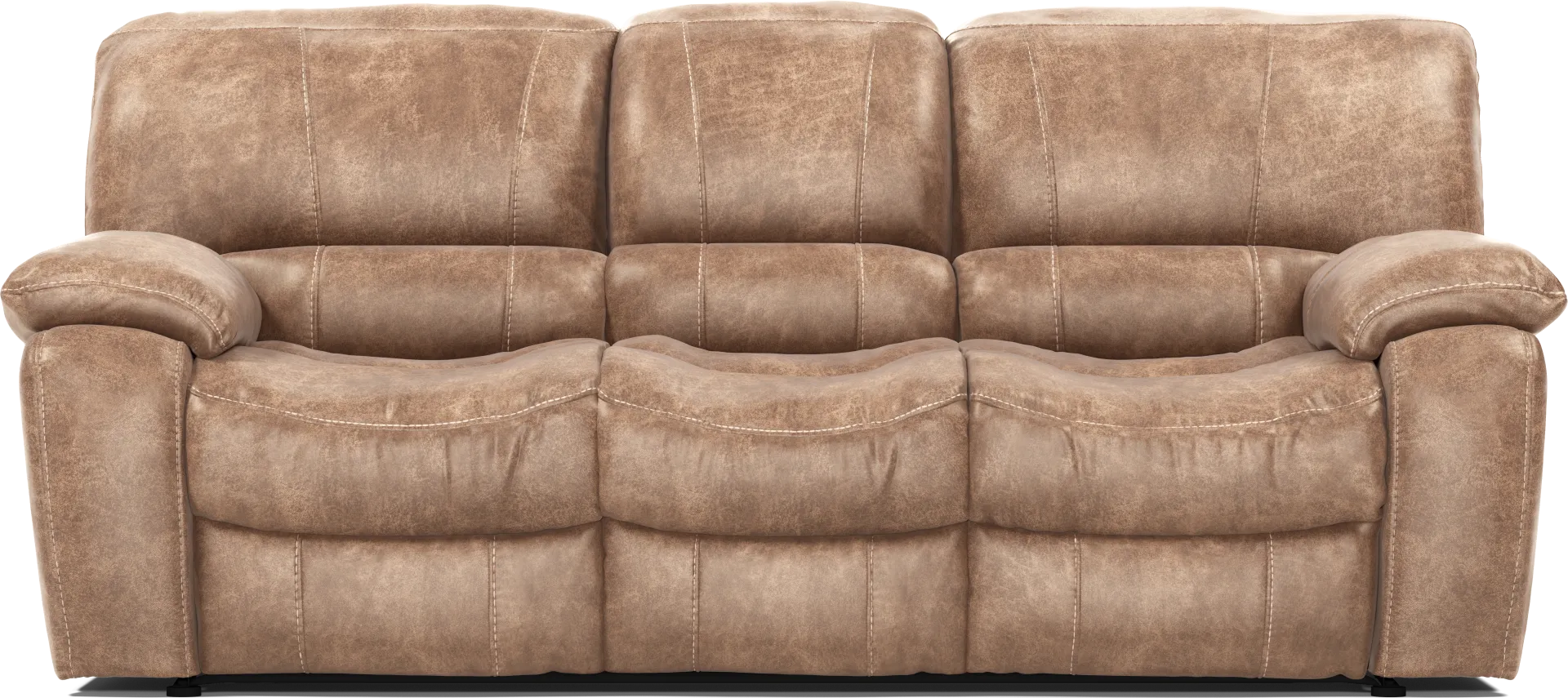 Alpen Ridge Silt Power Reclining Sofa - Image 1