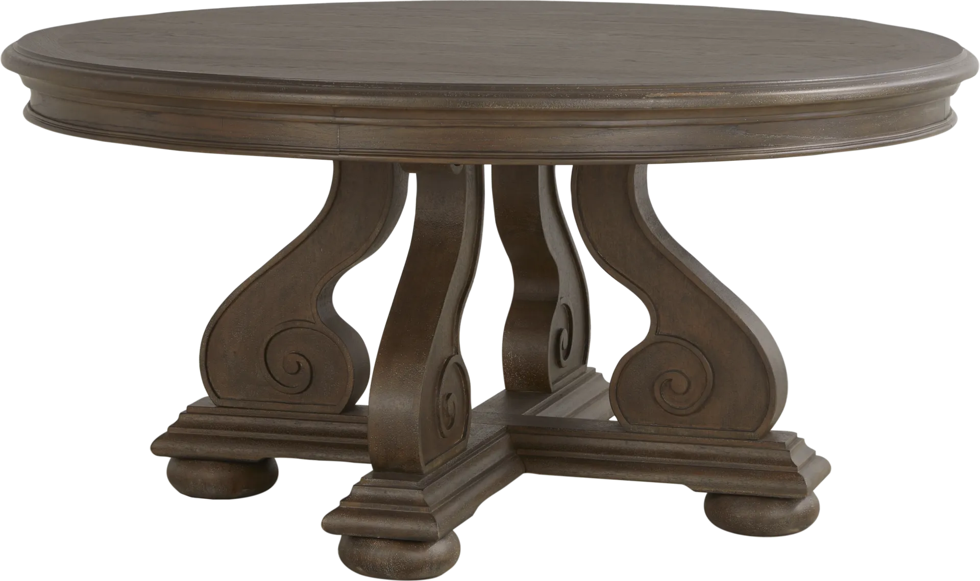 Armitage Brown Round Dining Table - Image 1