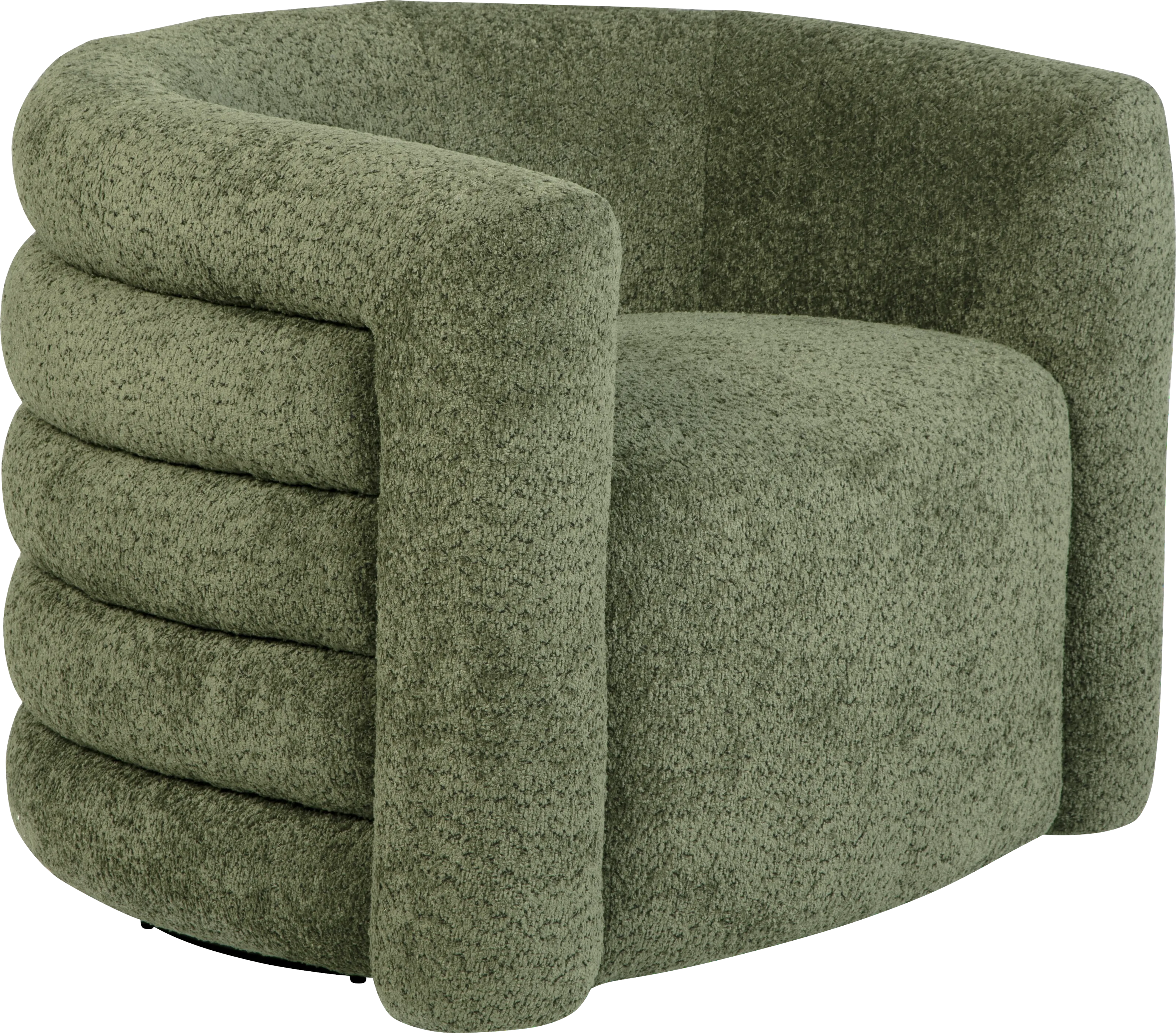 Wimbley Olive Swivel Accent Chair - Thumbnail - Image 1