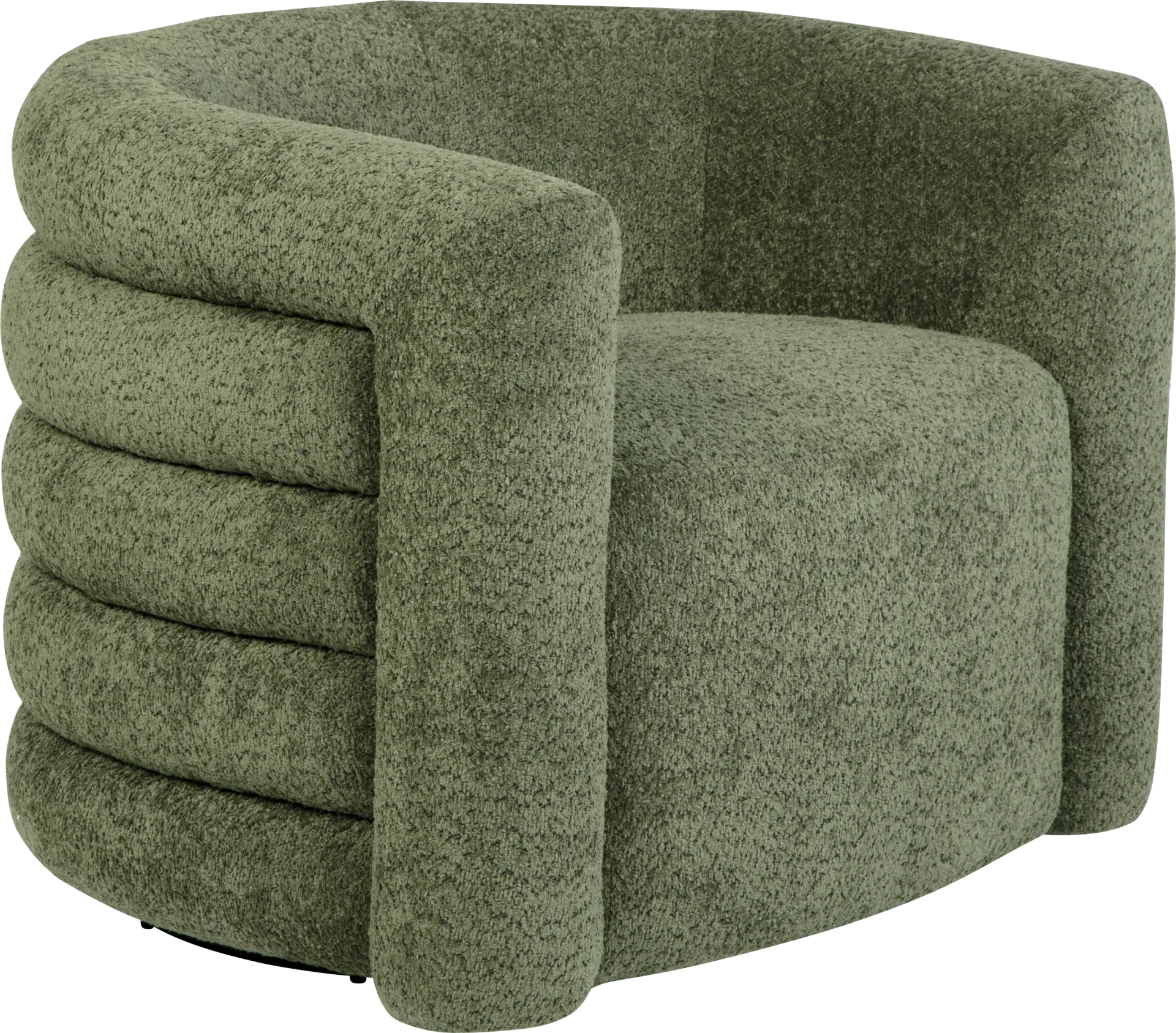 Wimbley Olive Swivel Accent Chair - Image 1