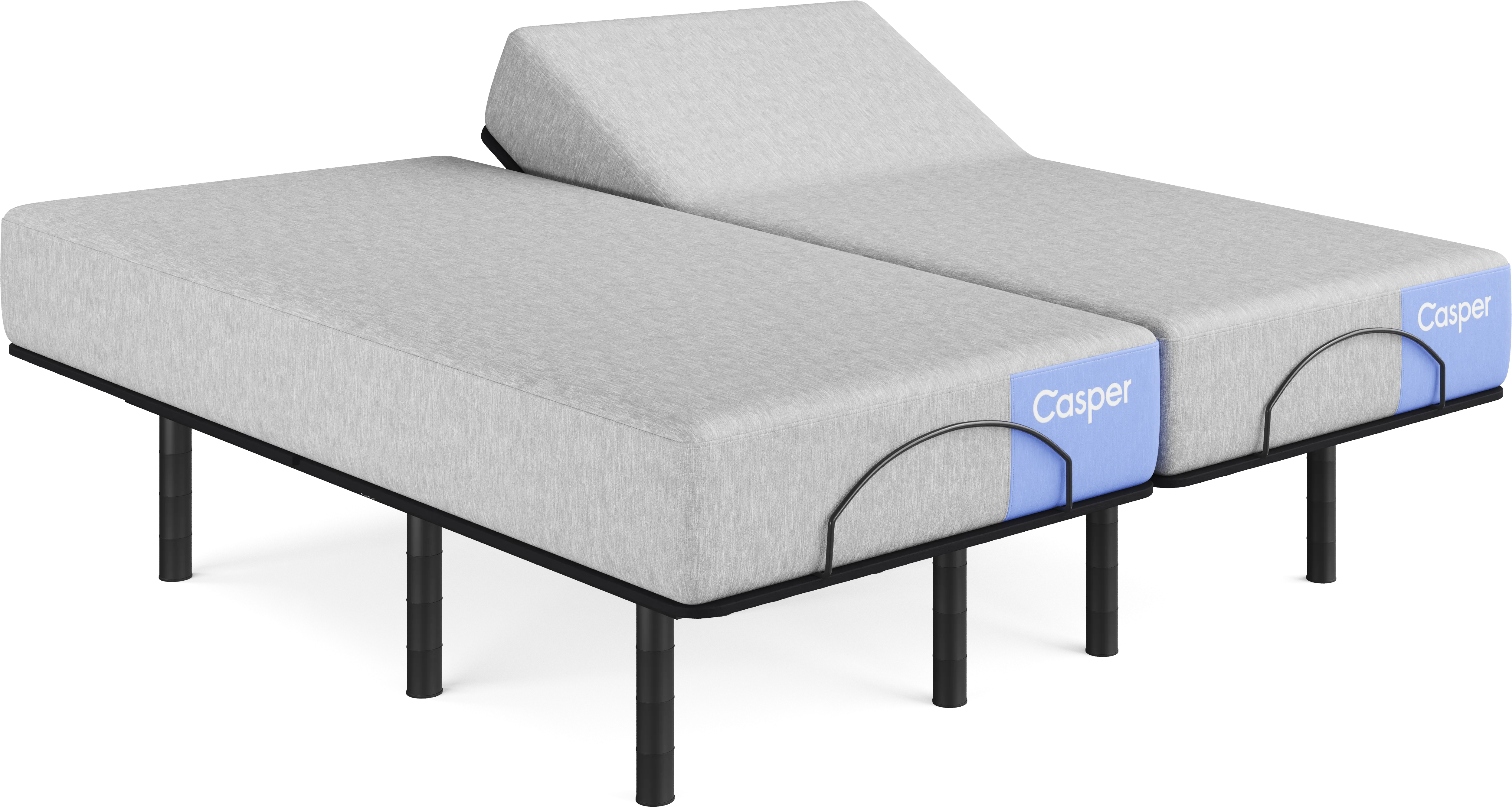 Casper Renew Split King Mattress with Head Up Only Base - Image 1