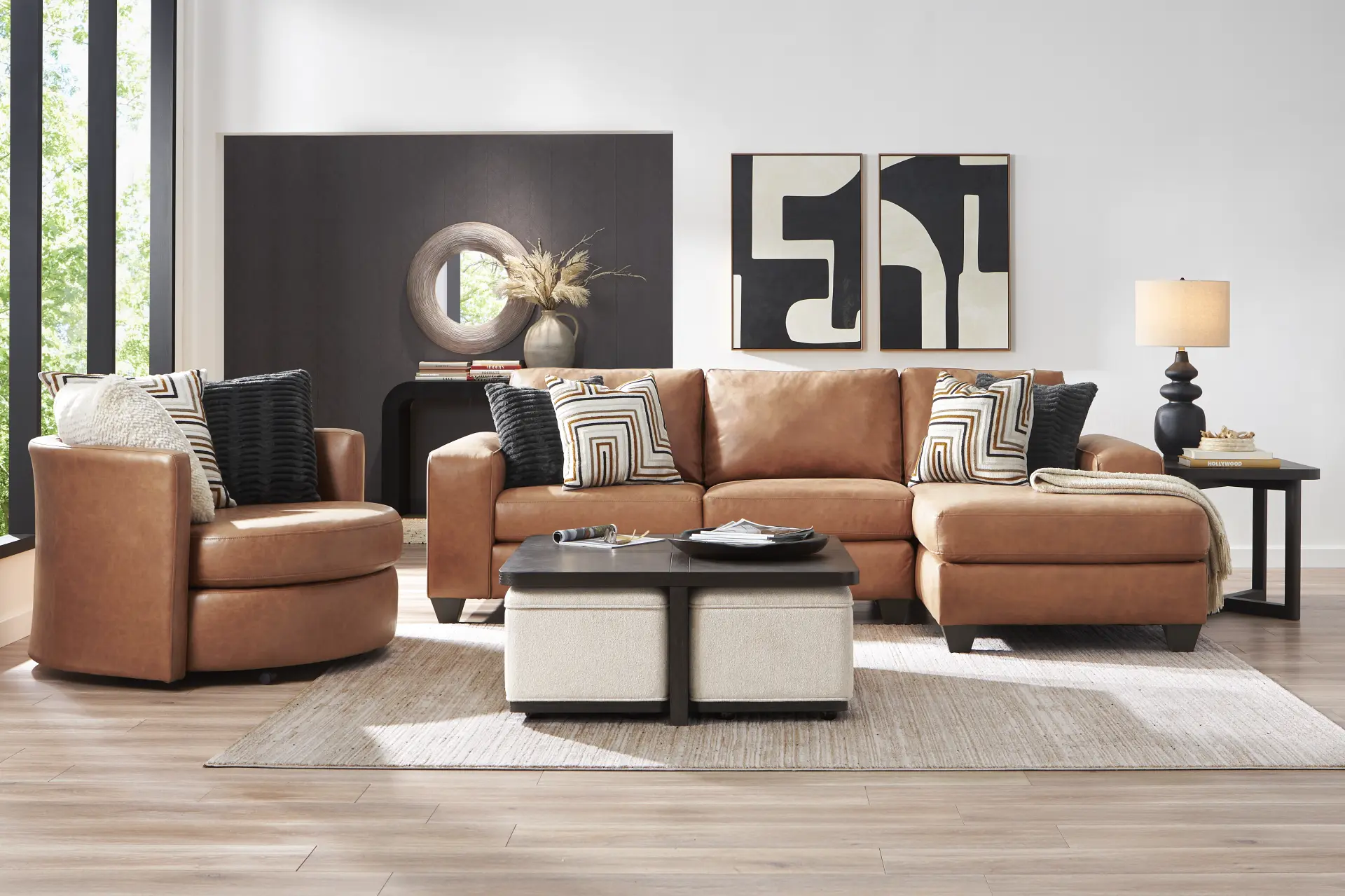 Westcott Brown 2 Pc Sectional