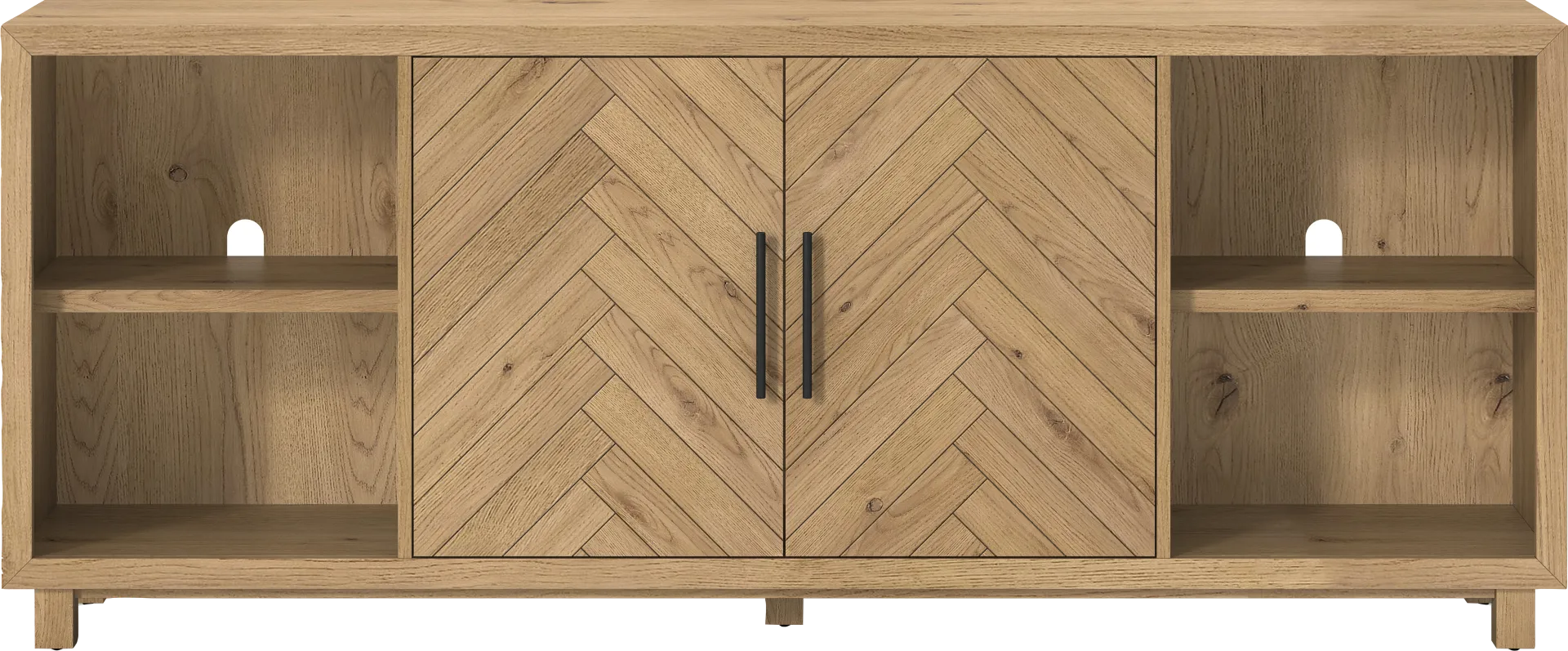 Oakleigh Natural 80 in. Credenza - Image 1