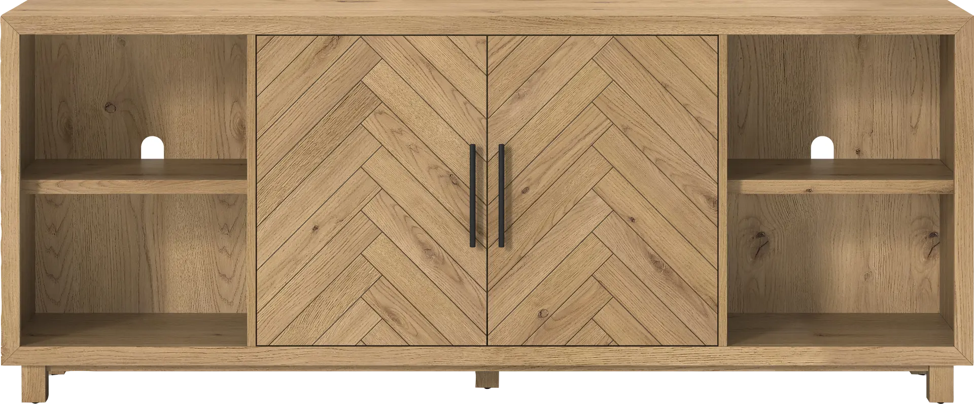 Oakleigh Natural 80 in. Credenza