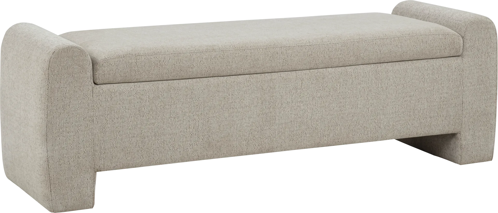 Newman Ivory Storage Bench - Image 1