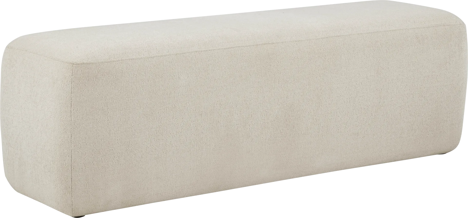 Haynes Beige Bench - Image 1