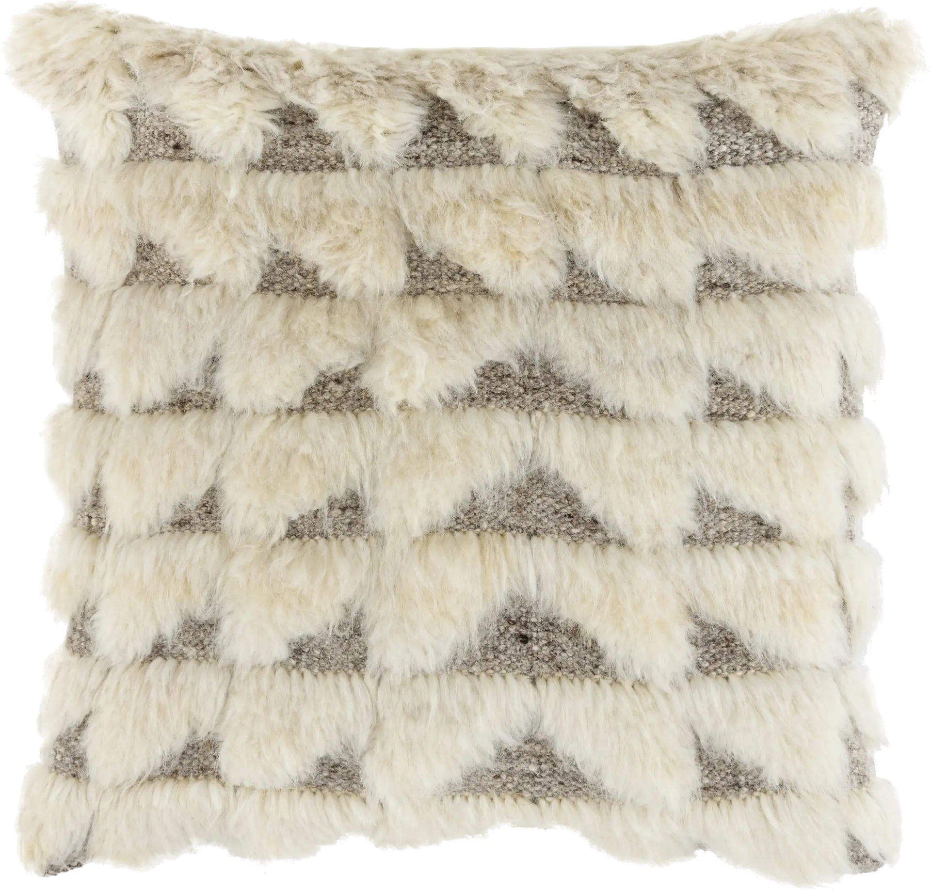 Ivren Beige Accent Pillow