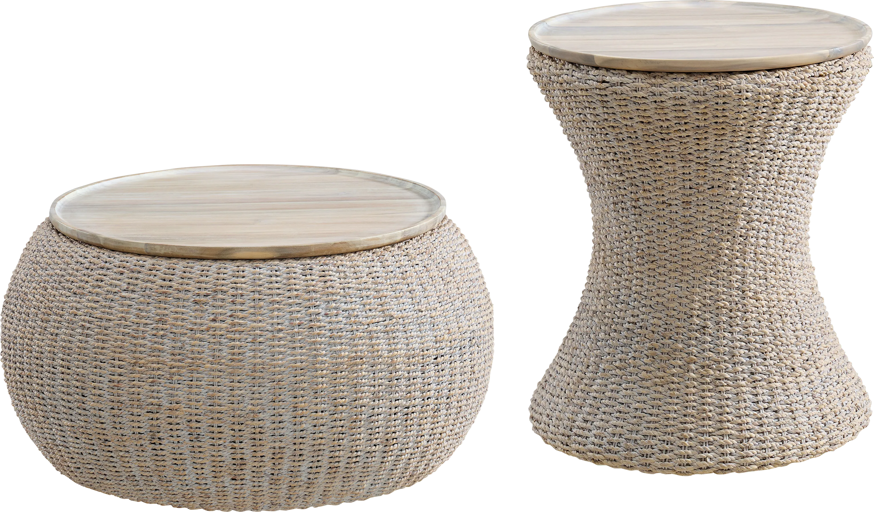 Landfall Natural 2 Pc Table Set - Image 1