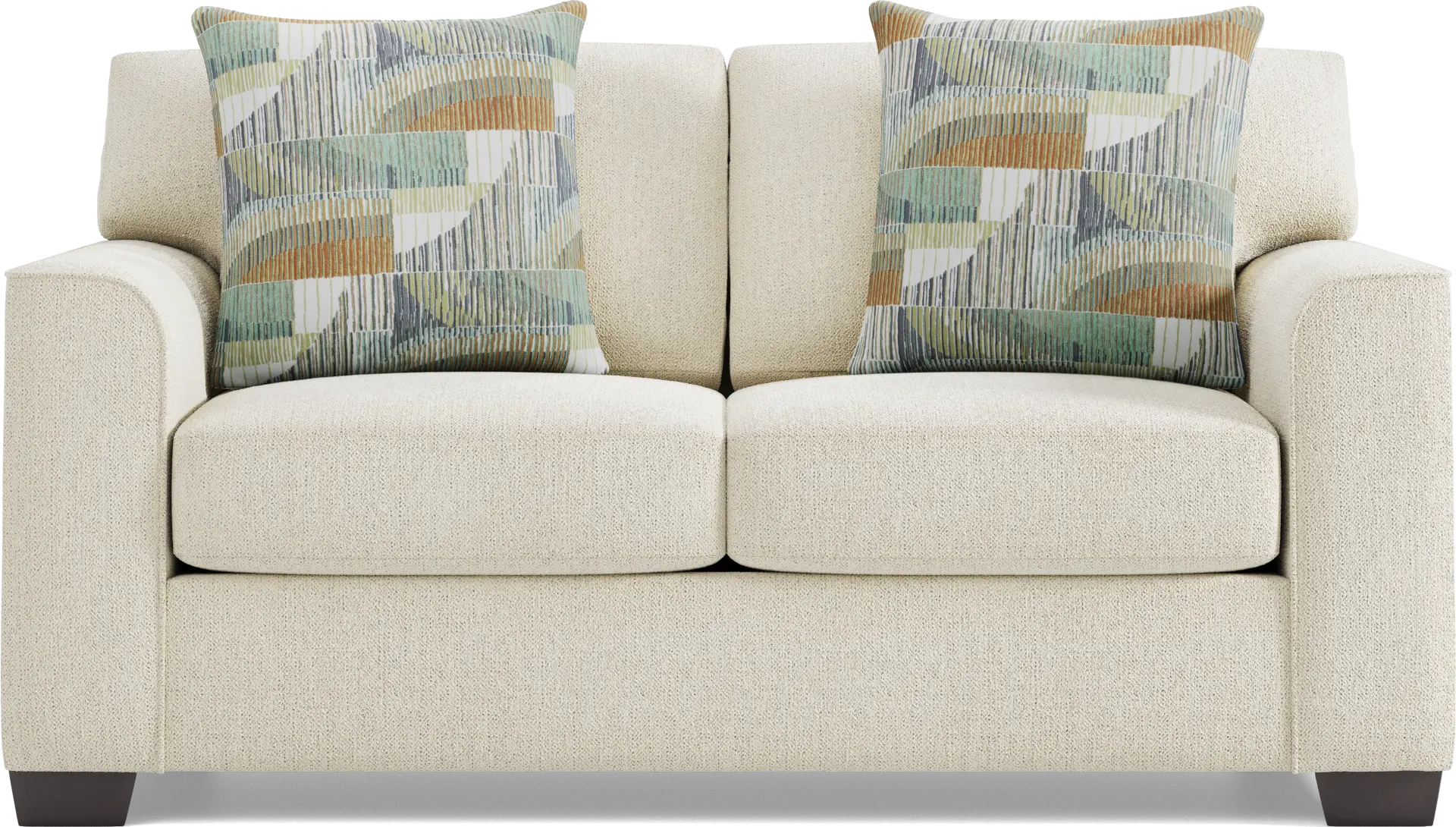 Delcrest White Loveseat