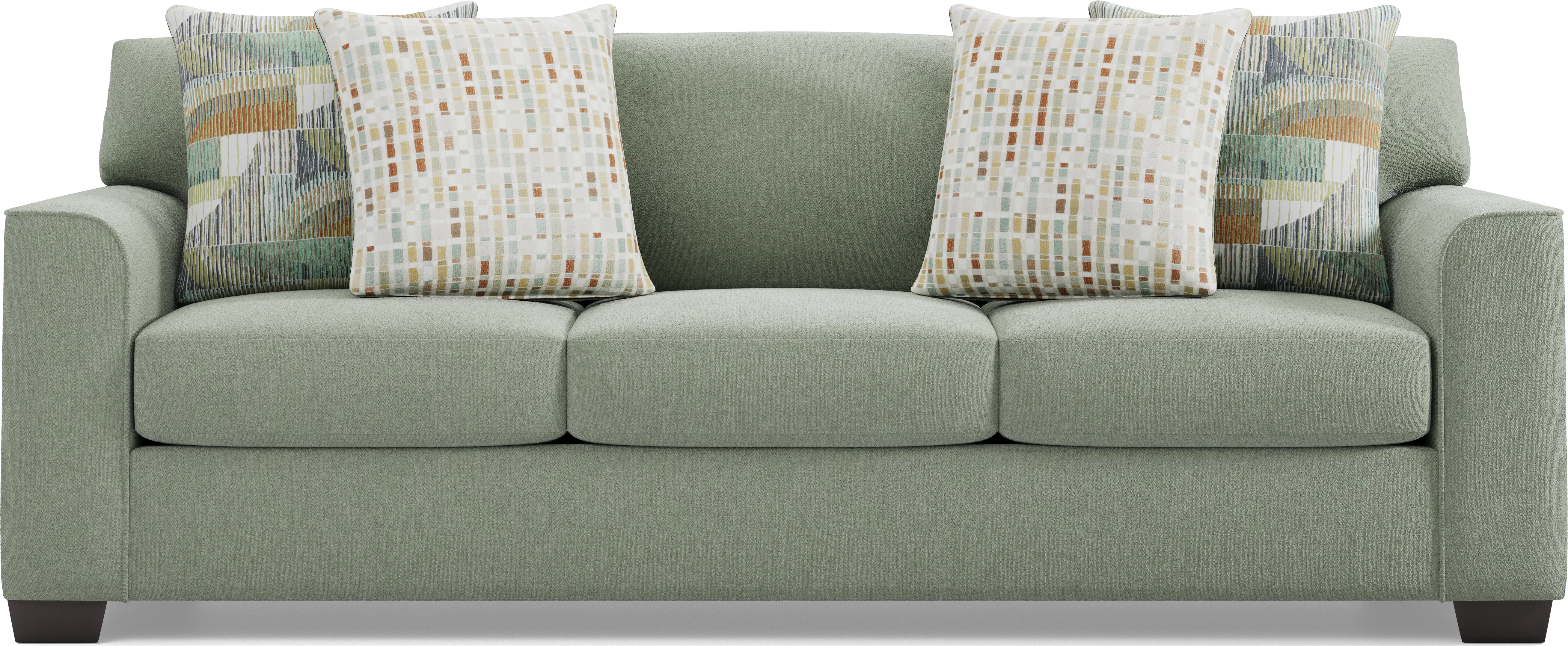 Delcrest Green 7 Pc Living Room - Thumbnail - Image 2