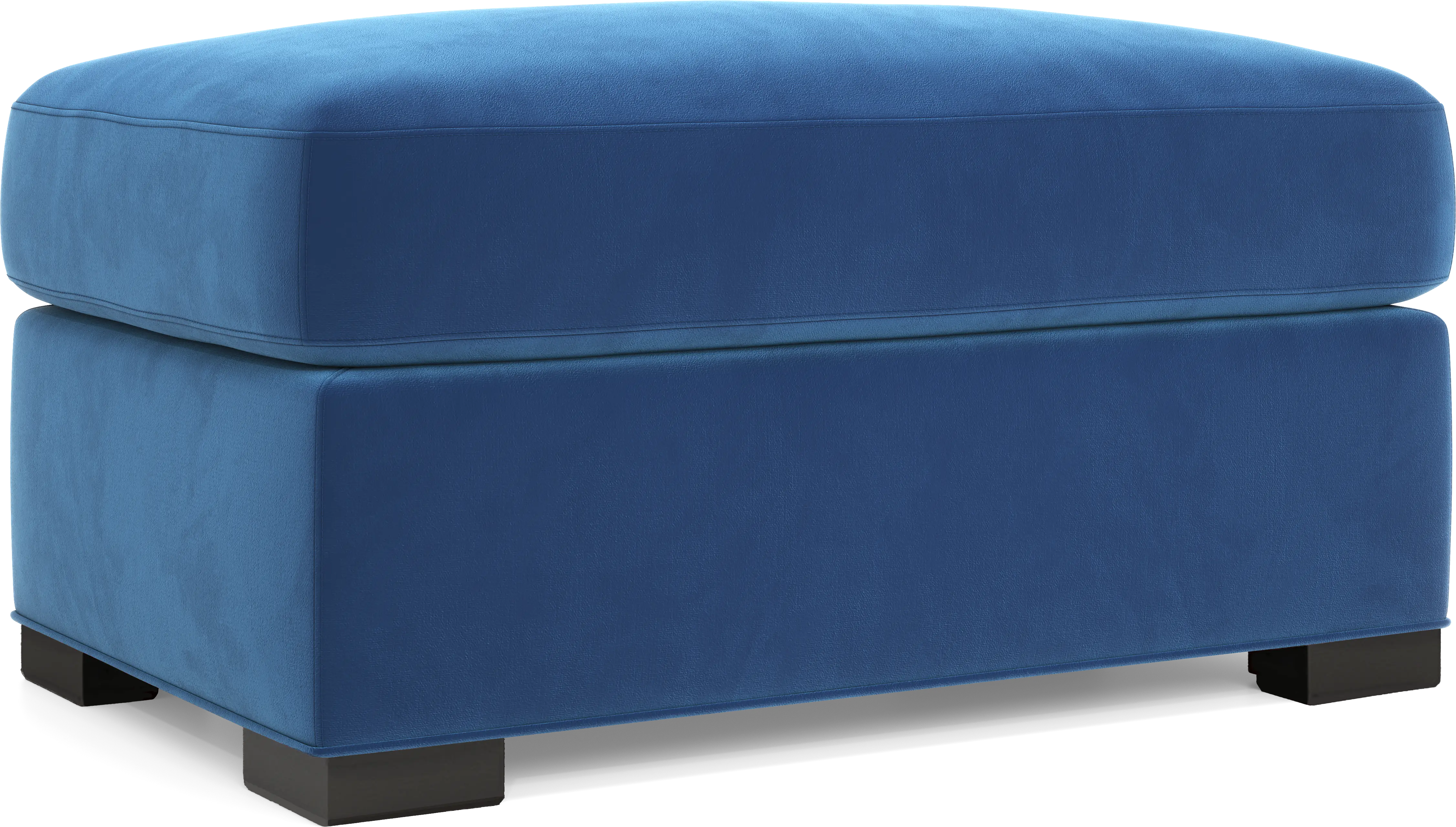 Harmonie Cobalt Ottoman - Image 1