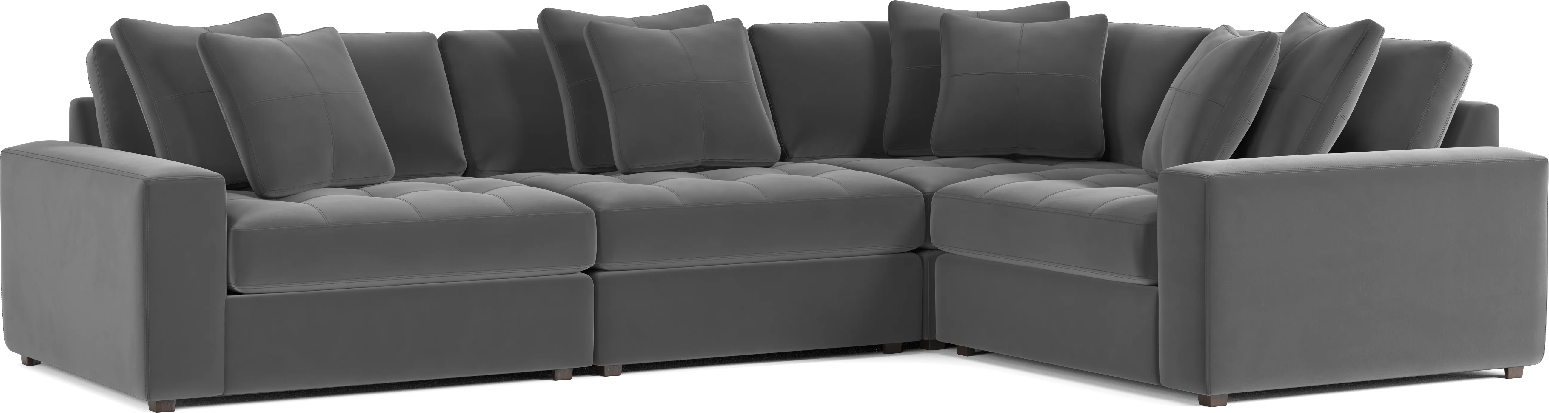 Filmore Gunmetal 4 Pc Sectional - Image 2