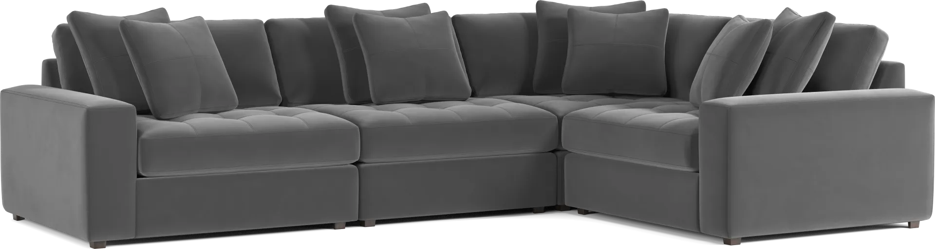 Filmore Gunmetal 4 Pc Sectional - Image 2