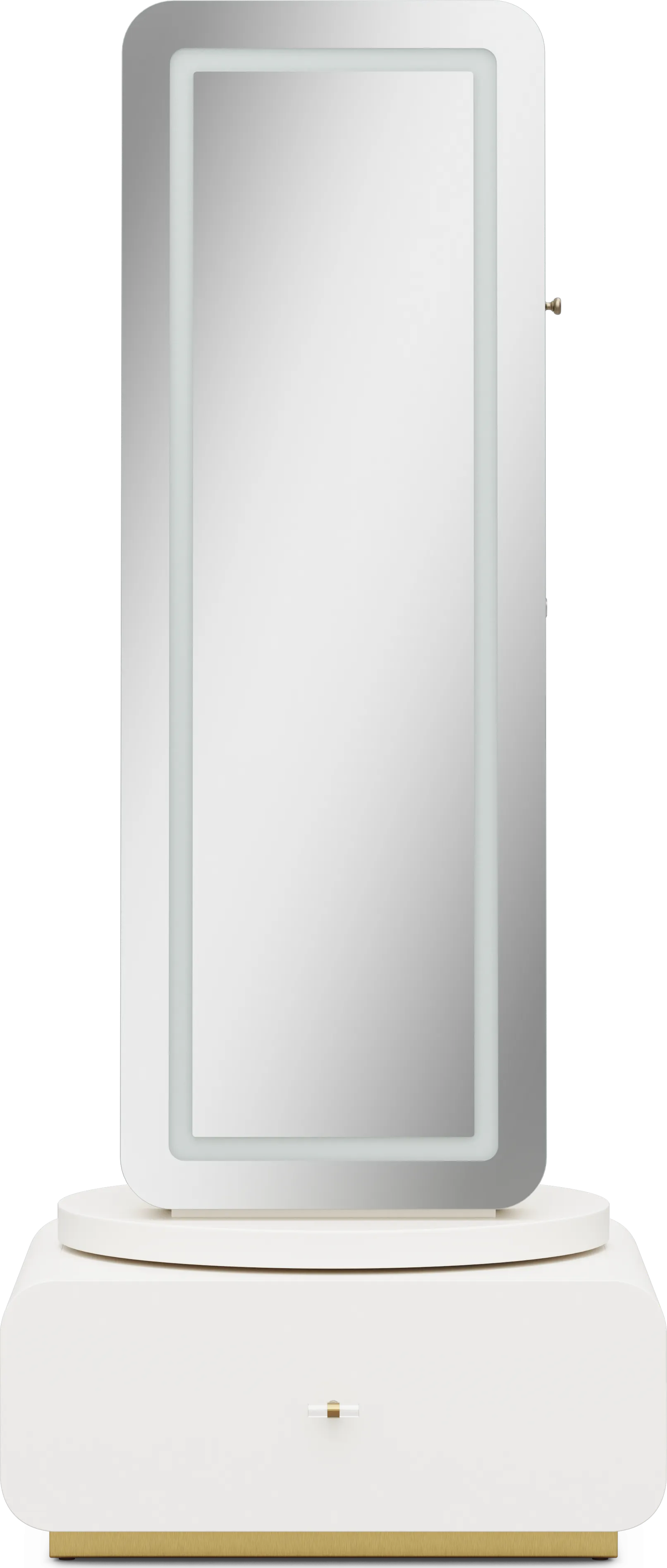 Kids Radiance White Rotating Full-Length Mirror - Image 1