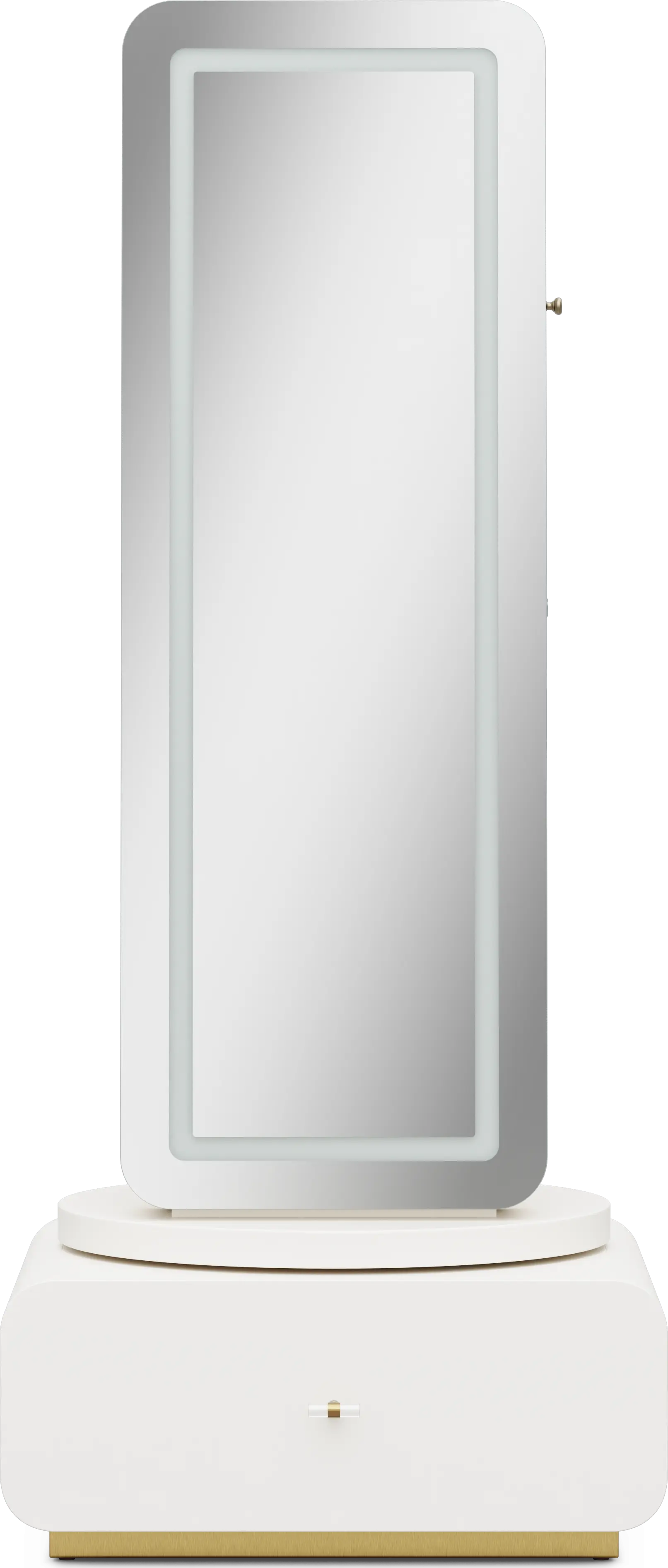 Kids Radiance White Rotating Full-Length Mirror
