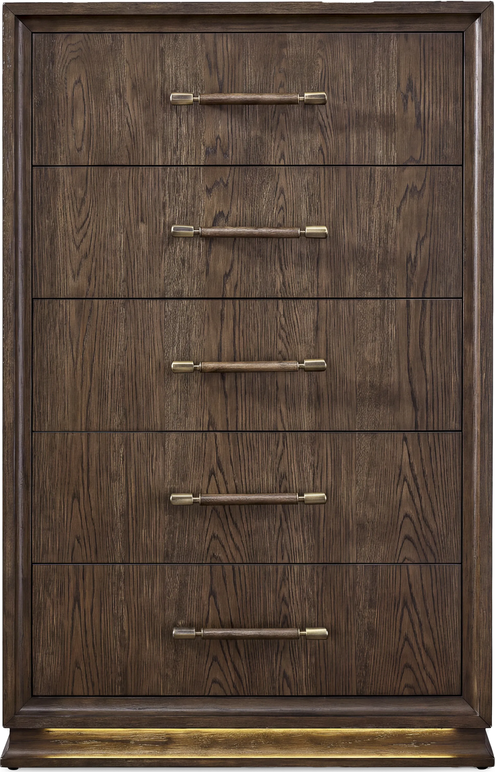 Maguire Brown 5 Pc Queen Upholstered Bedroom - Image 7