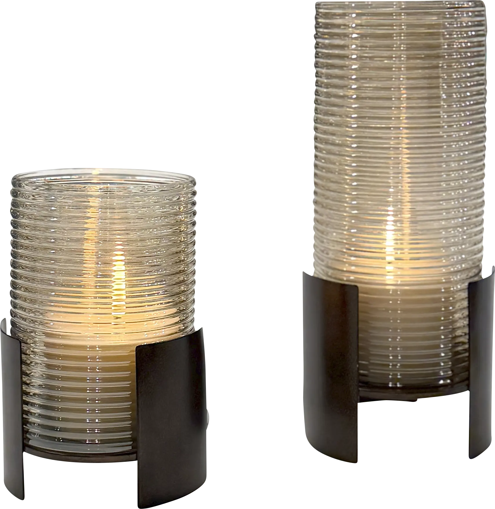 Dezfi Bronze Candle Holder, Set of 2