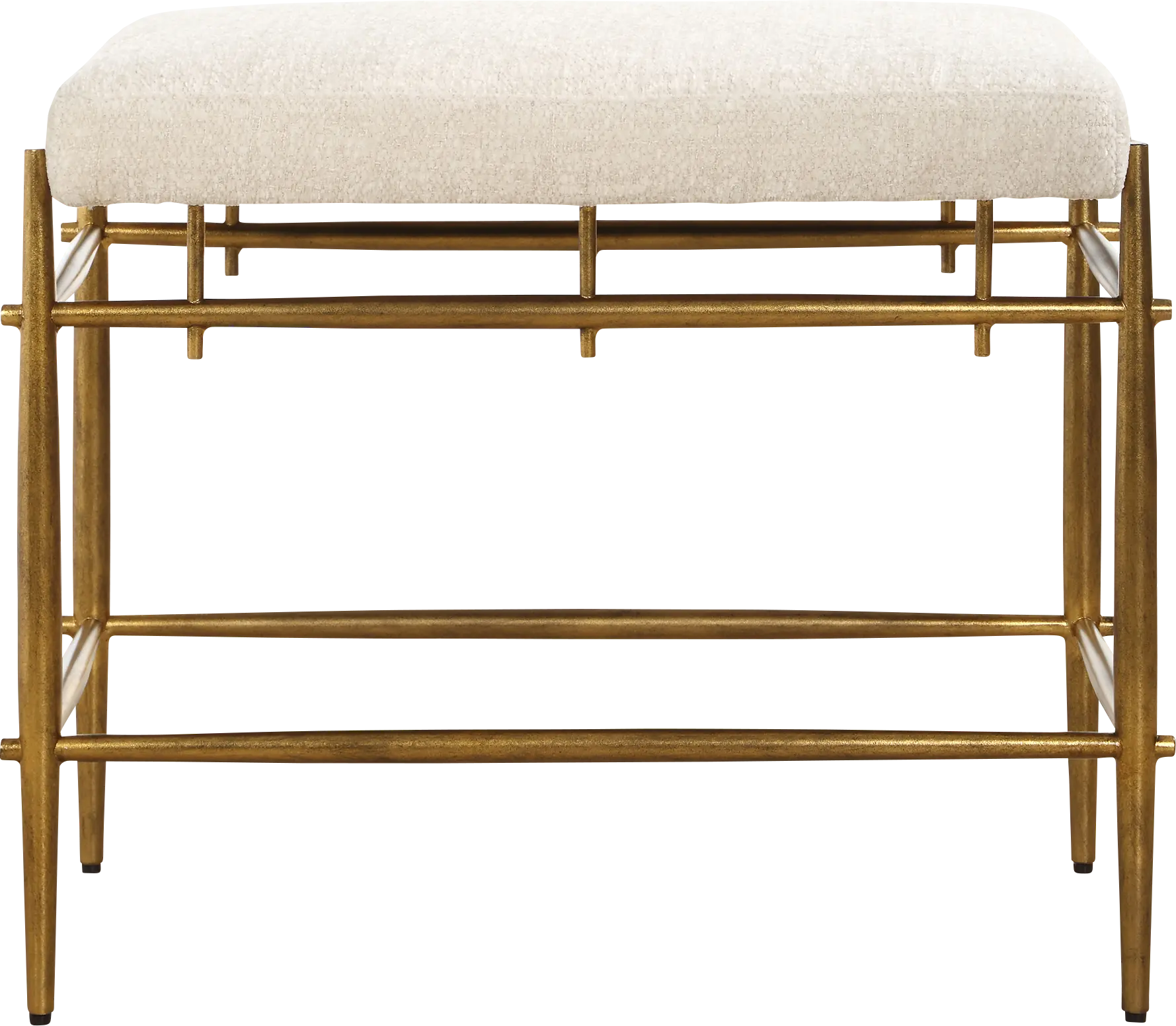 Selyin White Accent Bench