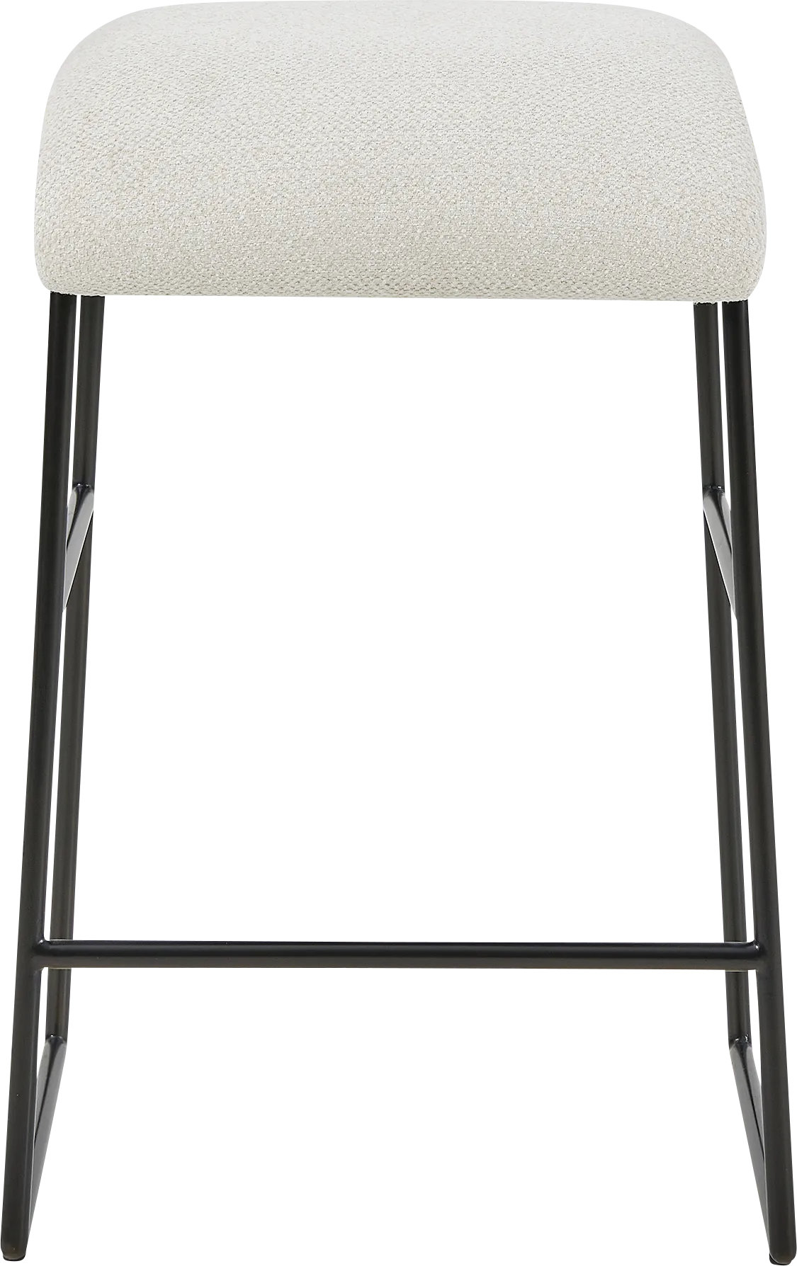 Emite White Counter Height Stool - Image 1